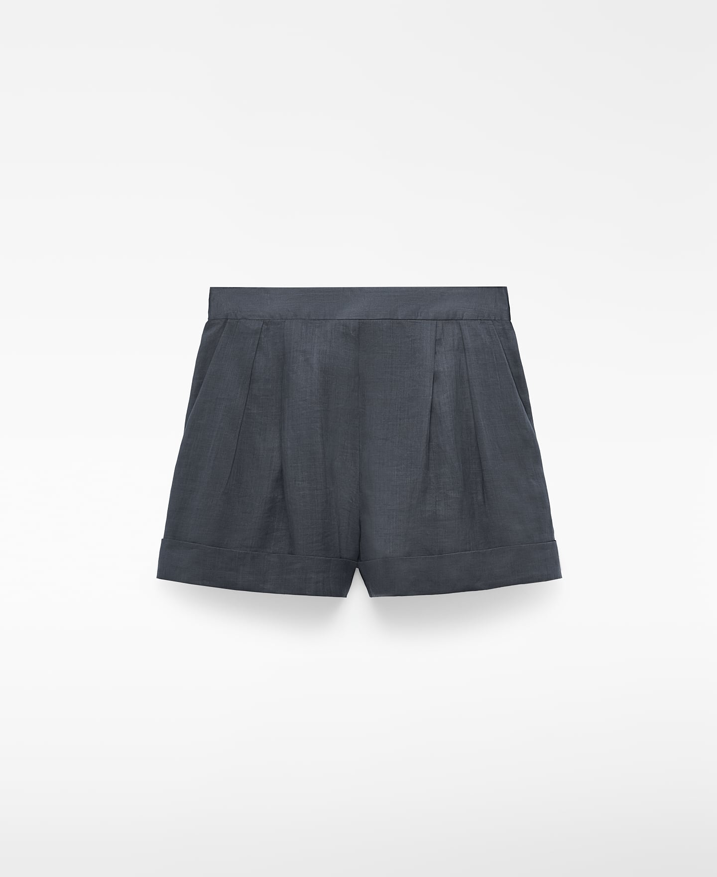 Ramie bermuda shorts image number 0