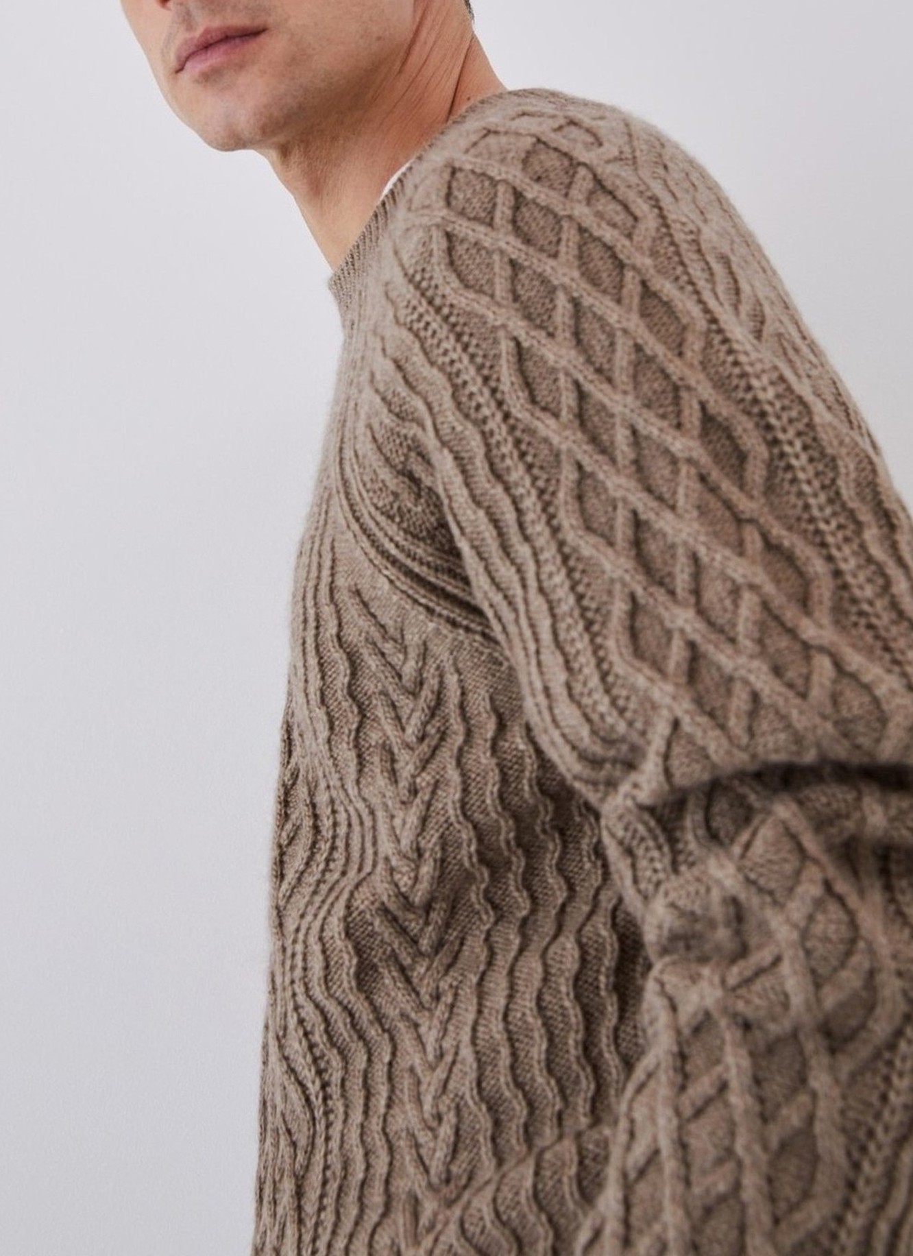 Cable-knit sweater image number 2