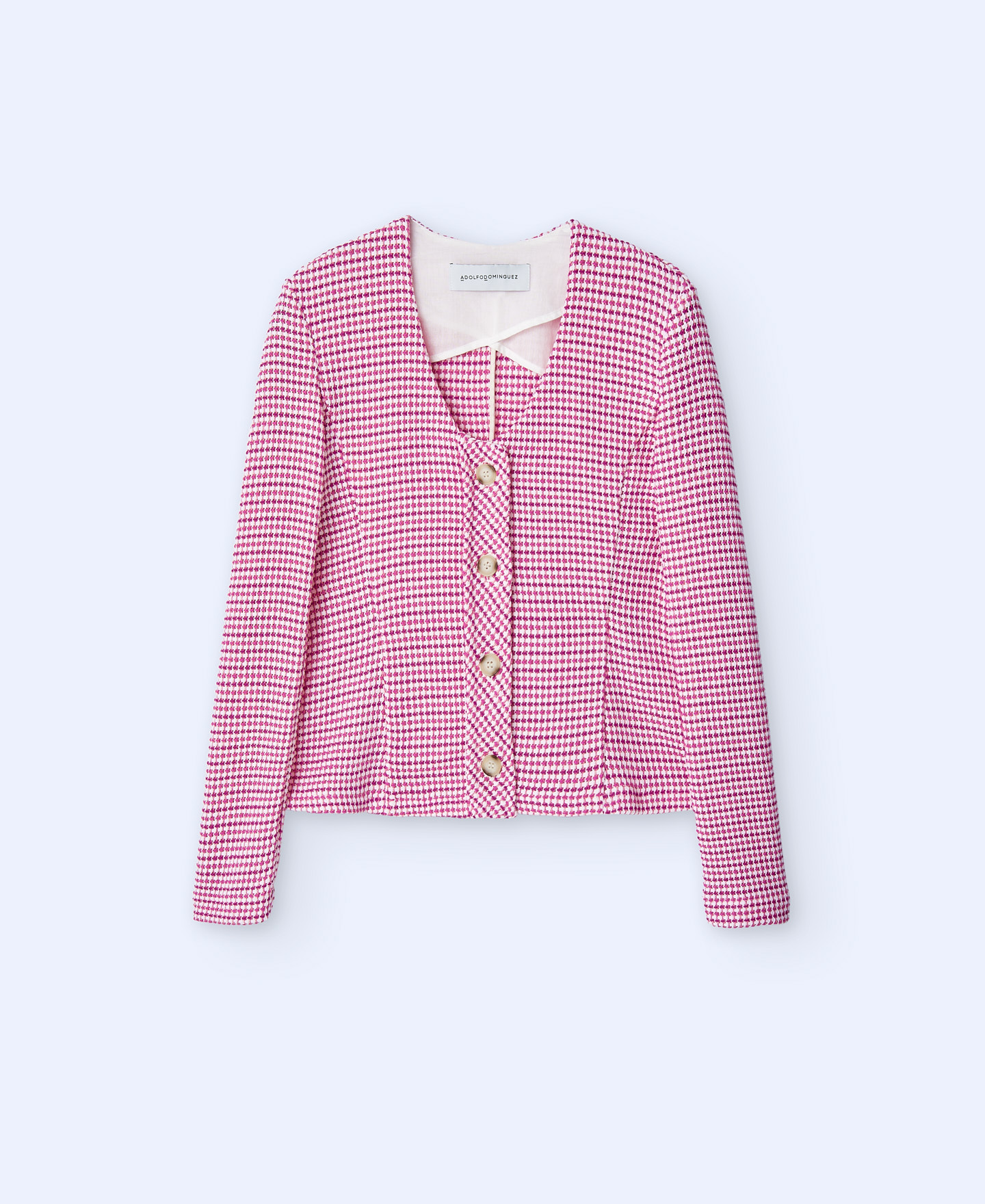 U-neckline jacket image number 4