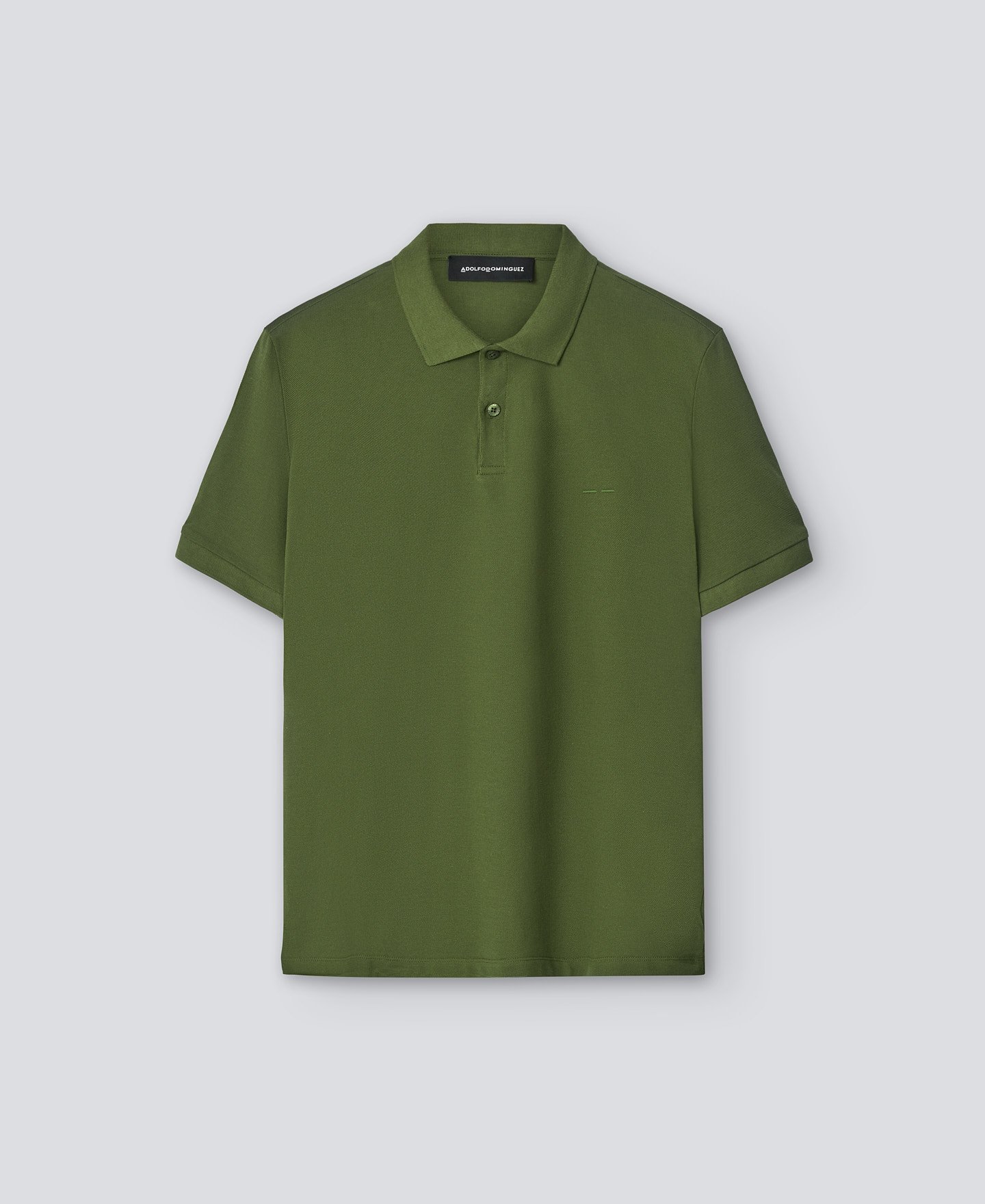 Cotton piqué polo shirt man image number 0