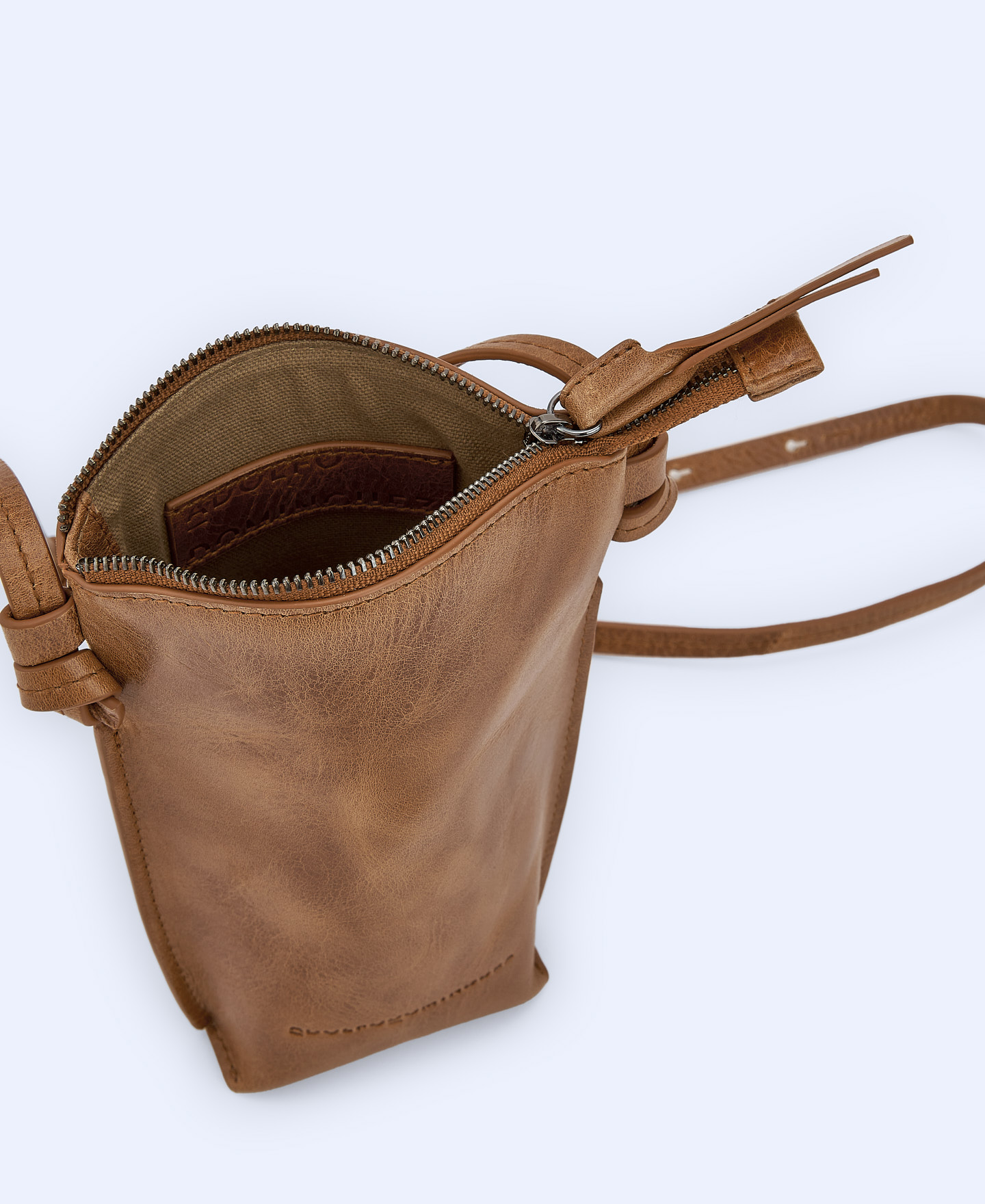 Responsible leather mobile phone holder image number 1