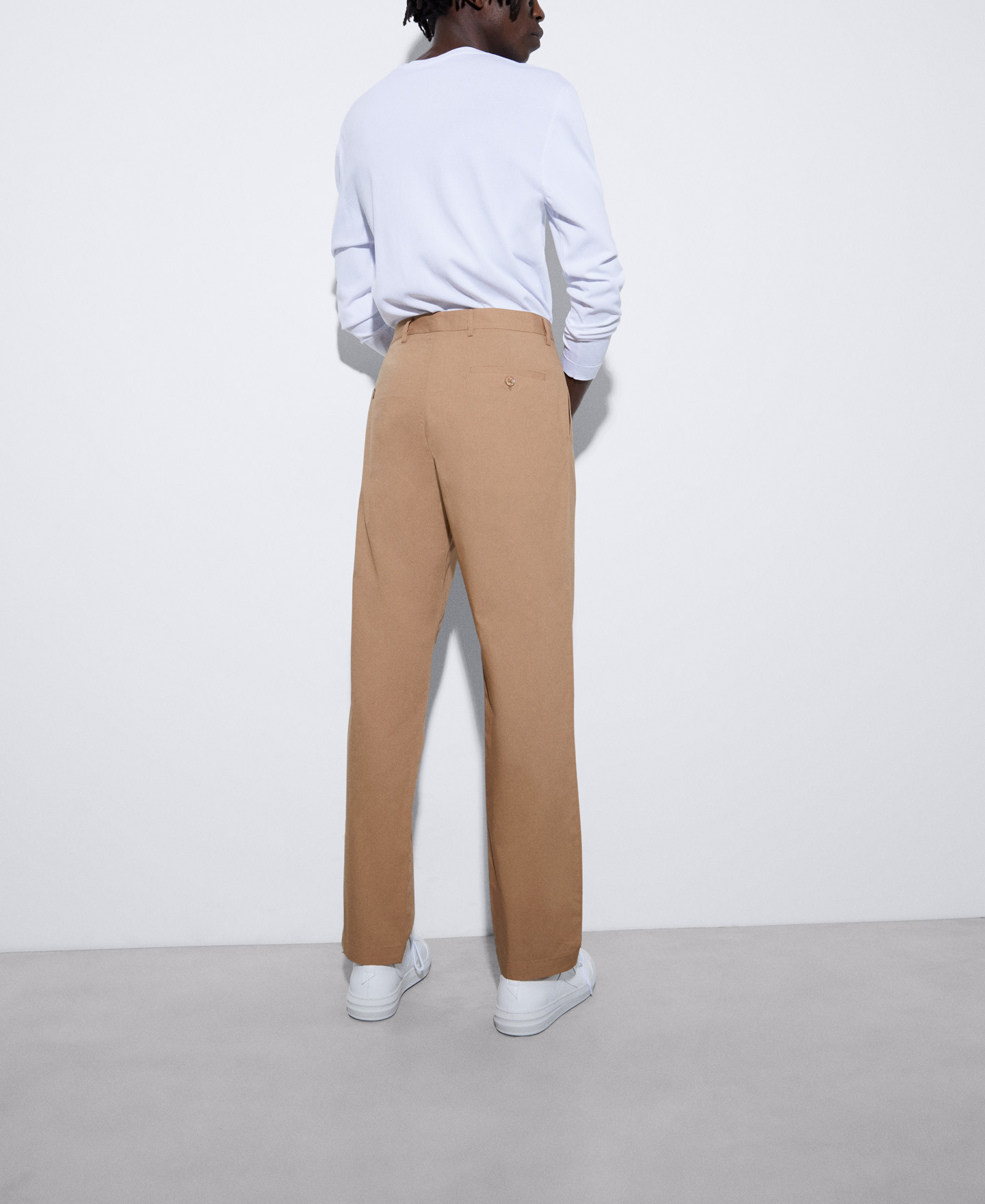 Straight trousers in cotton image number 2