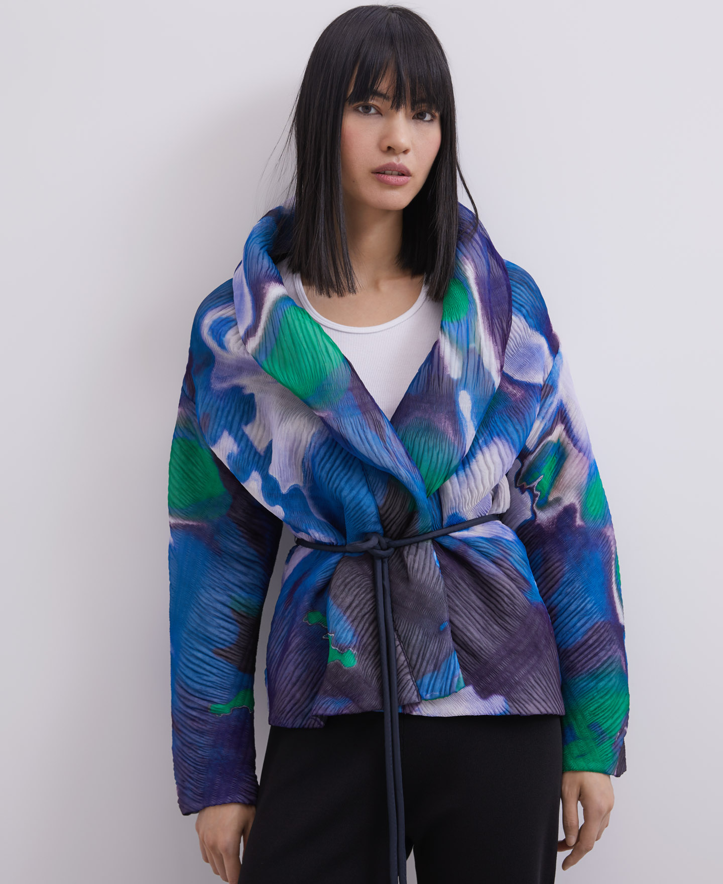 Chaqueta cuello envolvente image number 1