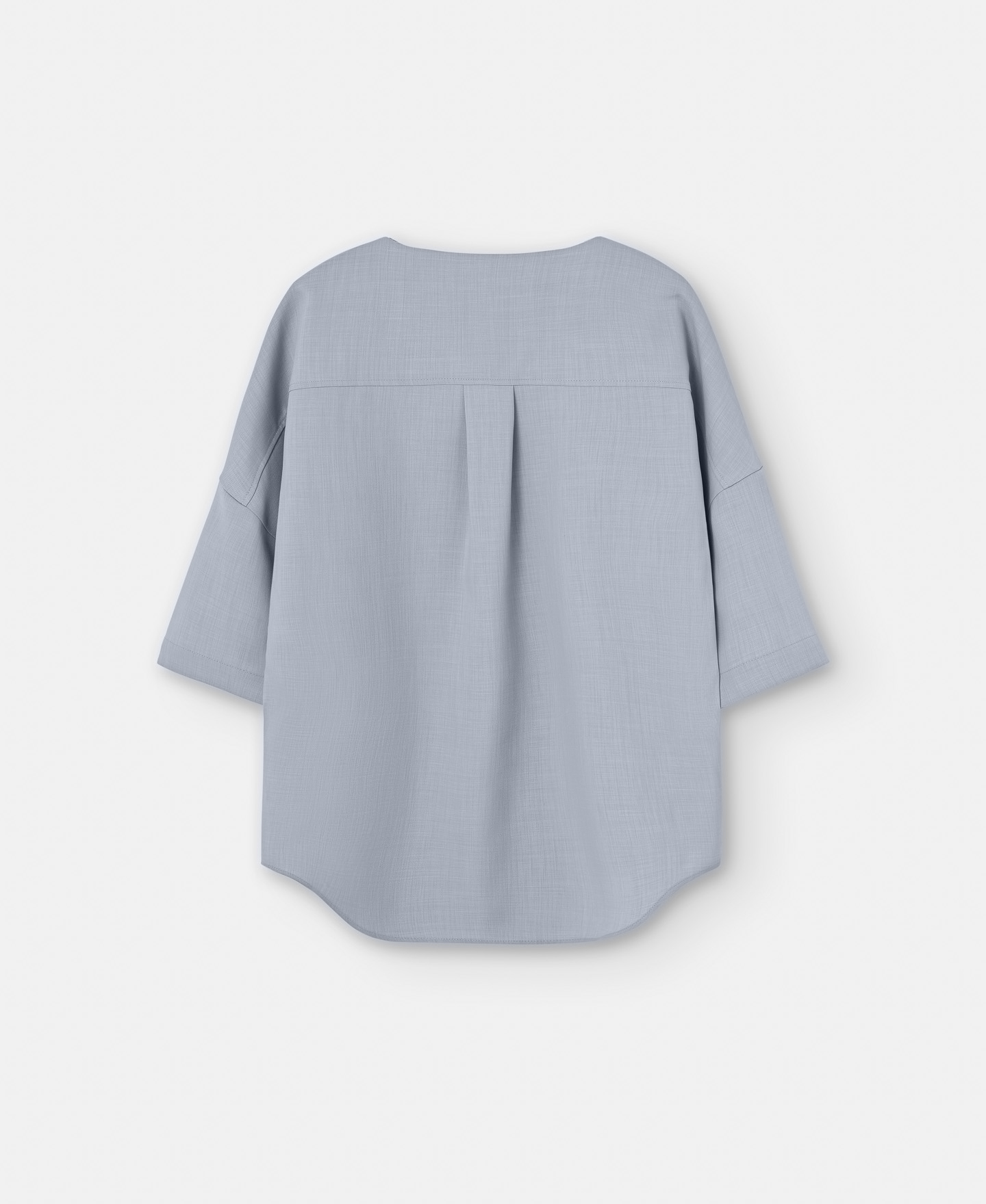 Recycled polyester V-neckline blouse image number 5