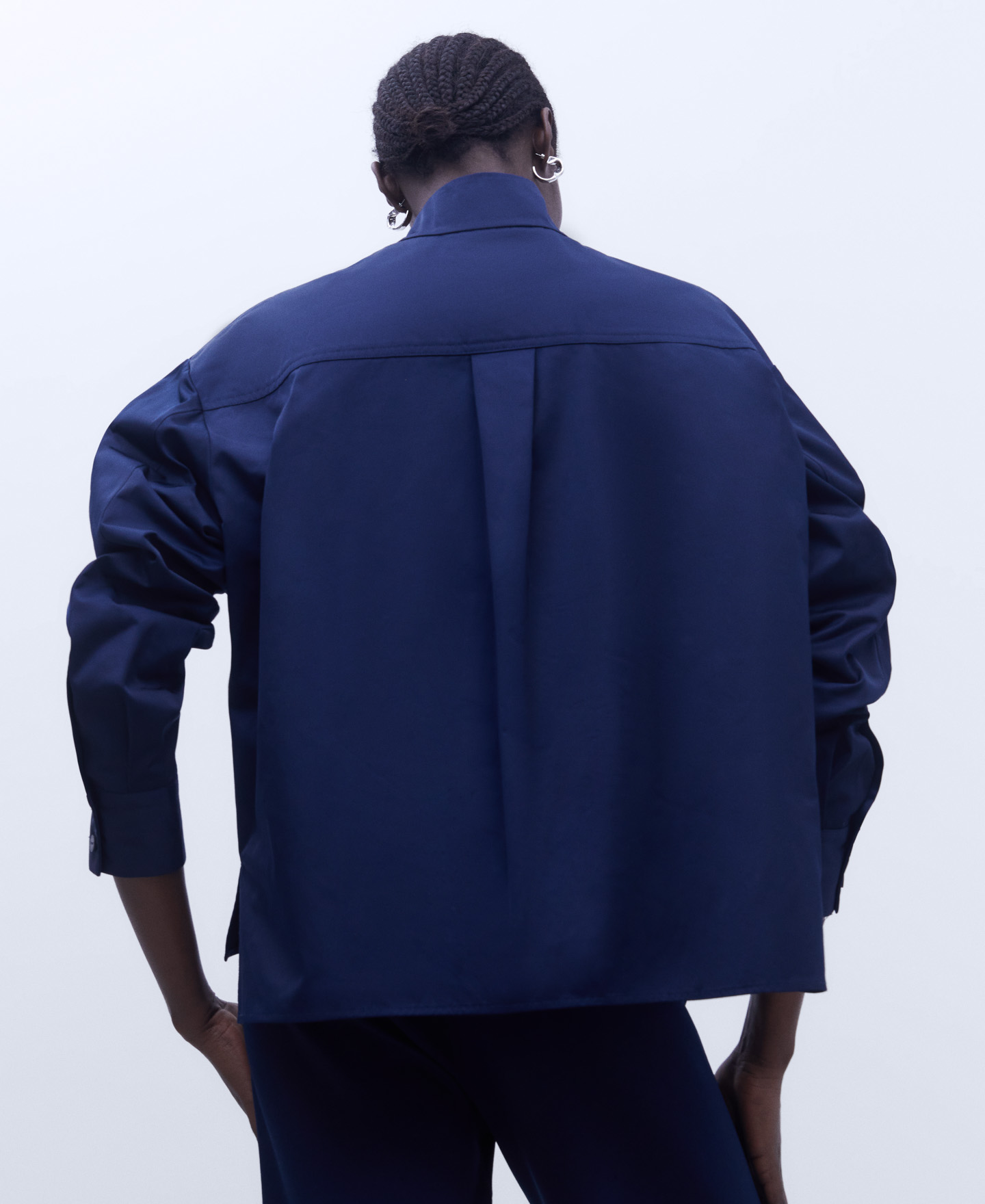 Chemise oversize à col cheminée image number 2
