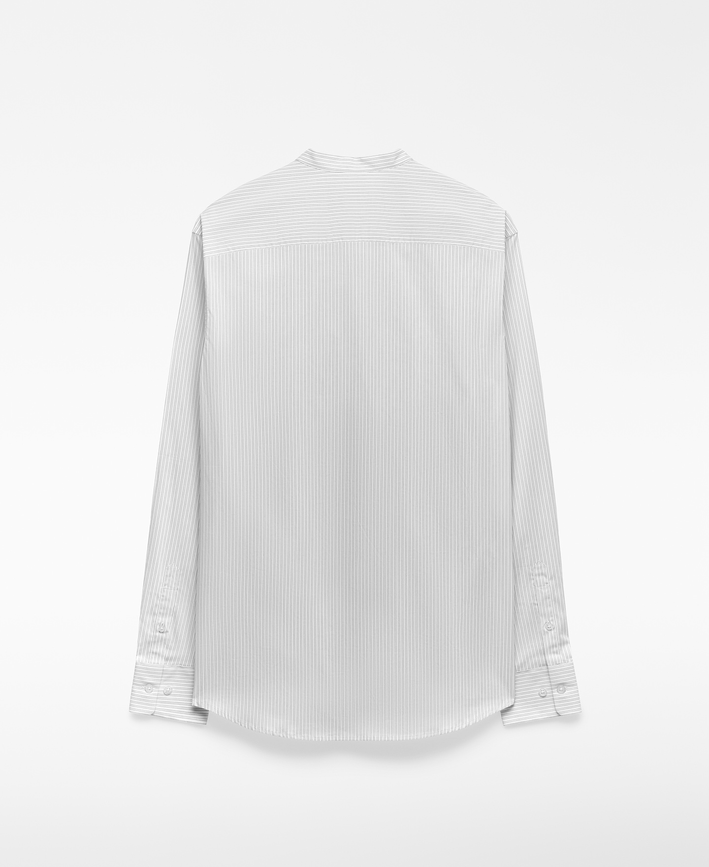 Camisa rayas cuello mao hombre image number 5