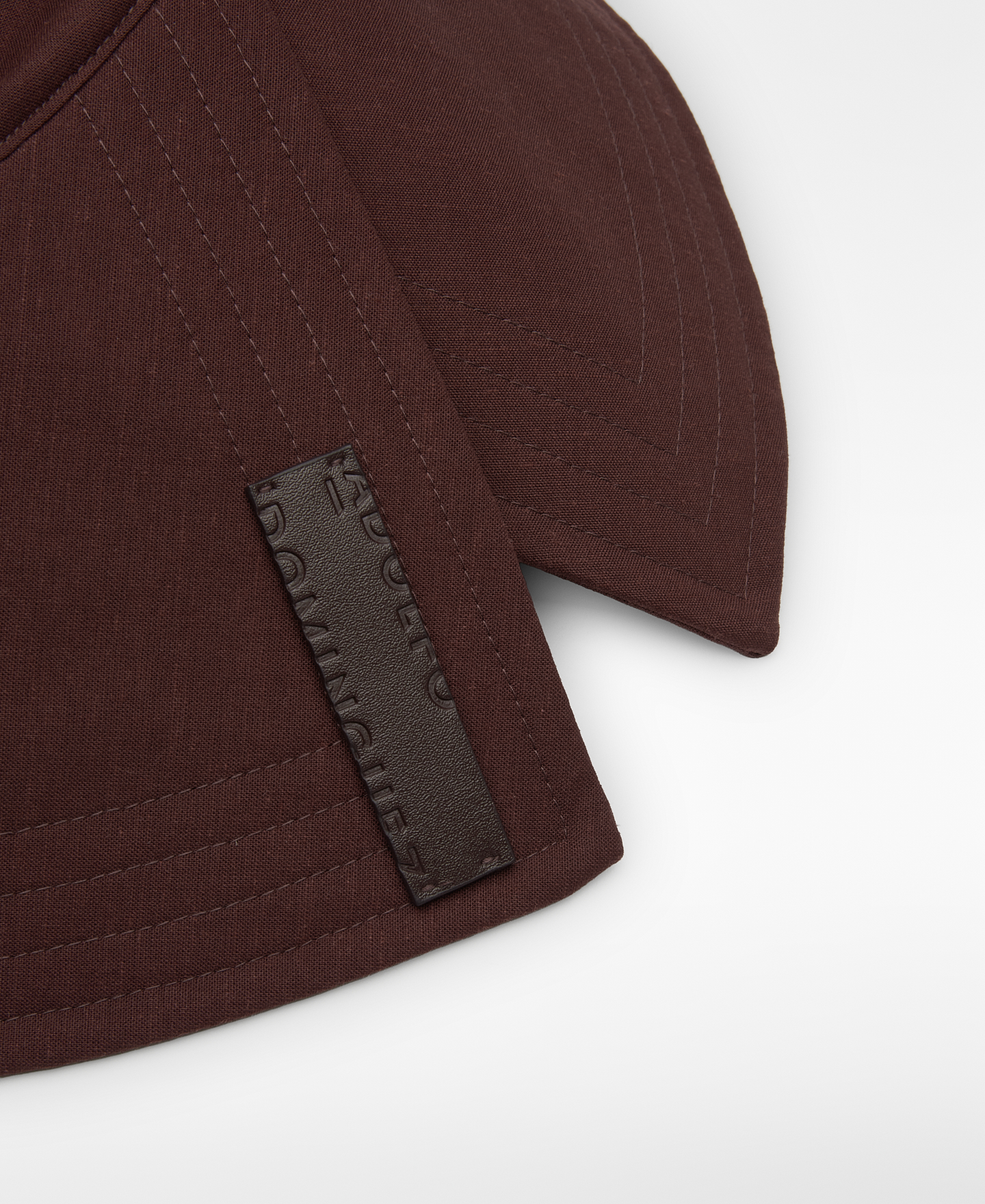 Wide-brim bucket hat with opening image number 2