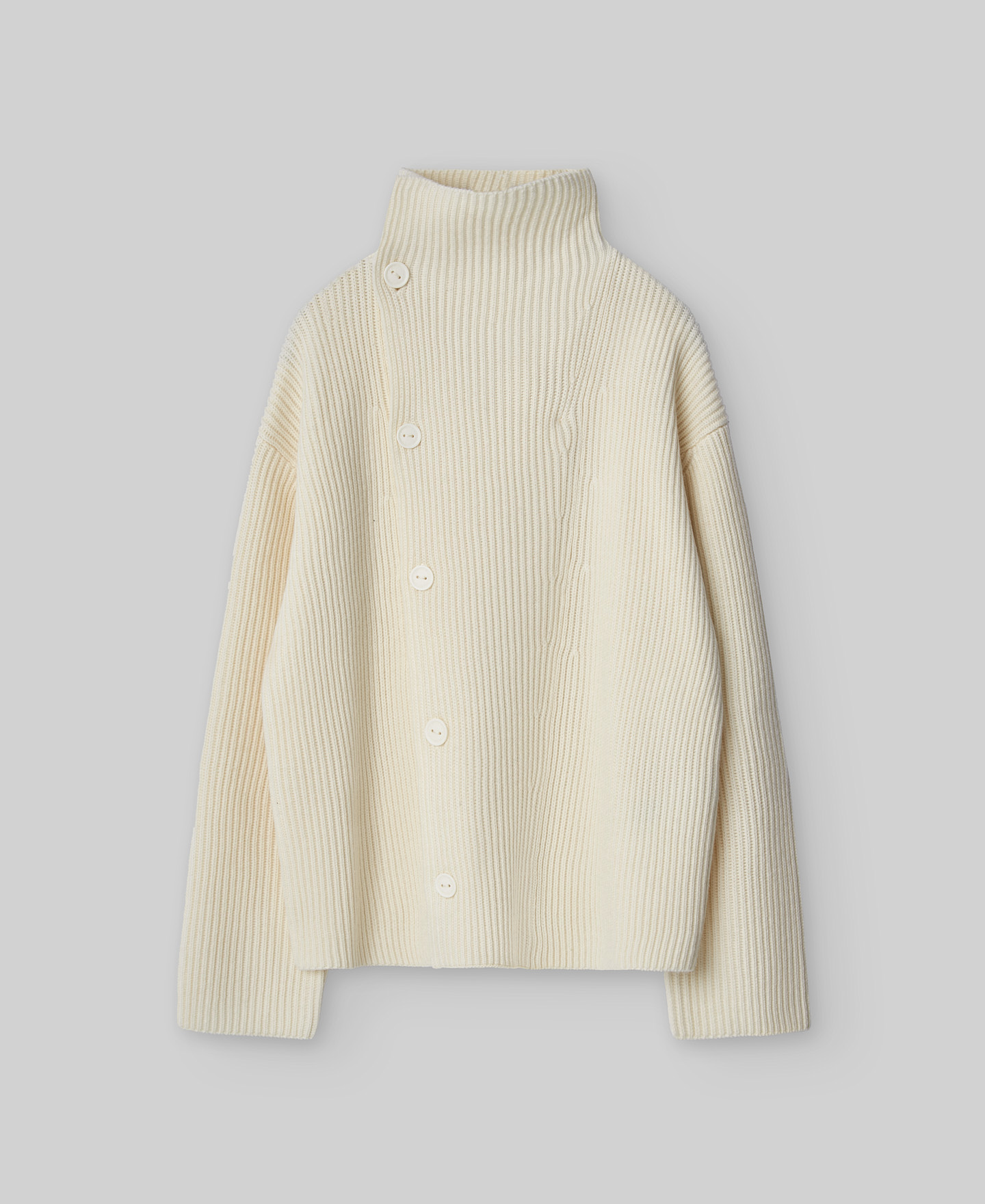 Chaqueta punto perlado lana merino mujer image number 4