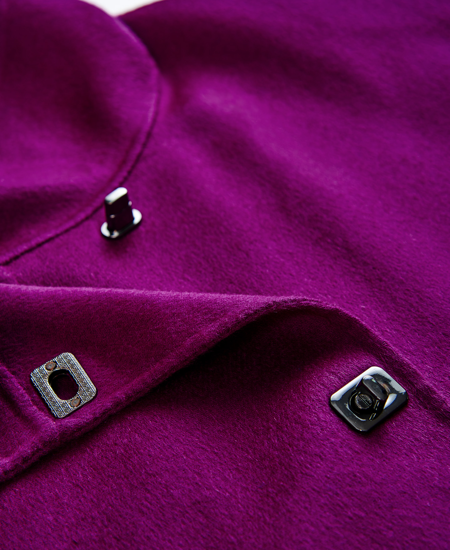 Double-face merino wool coat image number 6