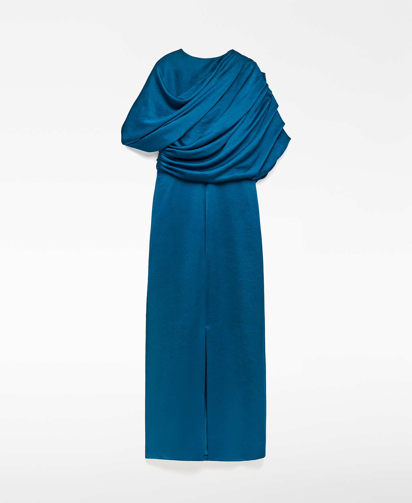 Draped long dress woman image number 5