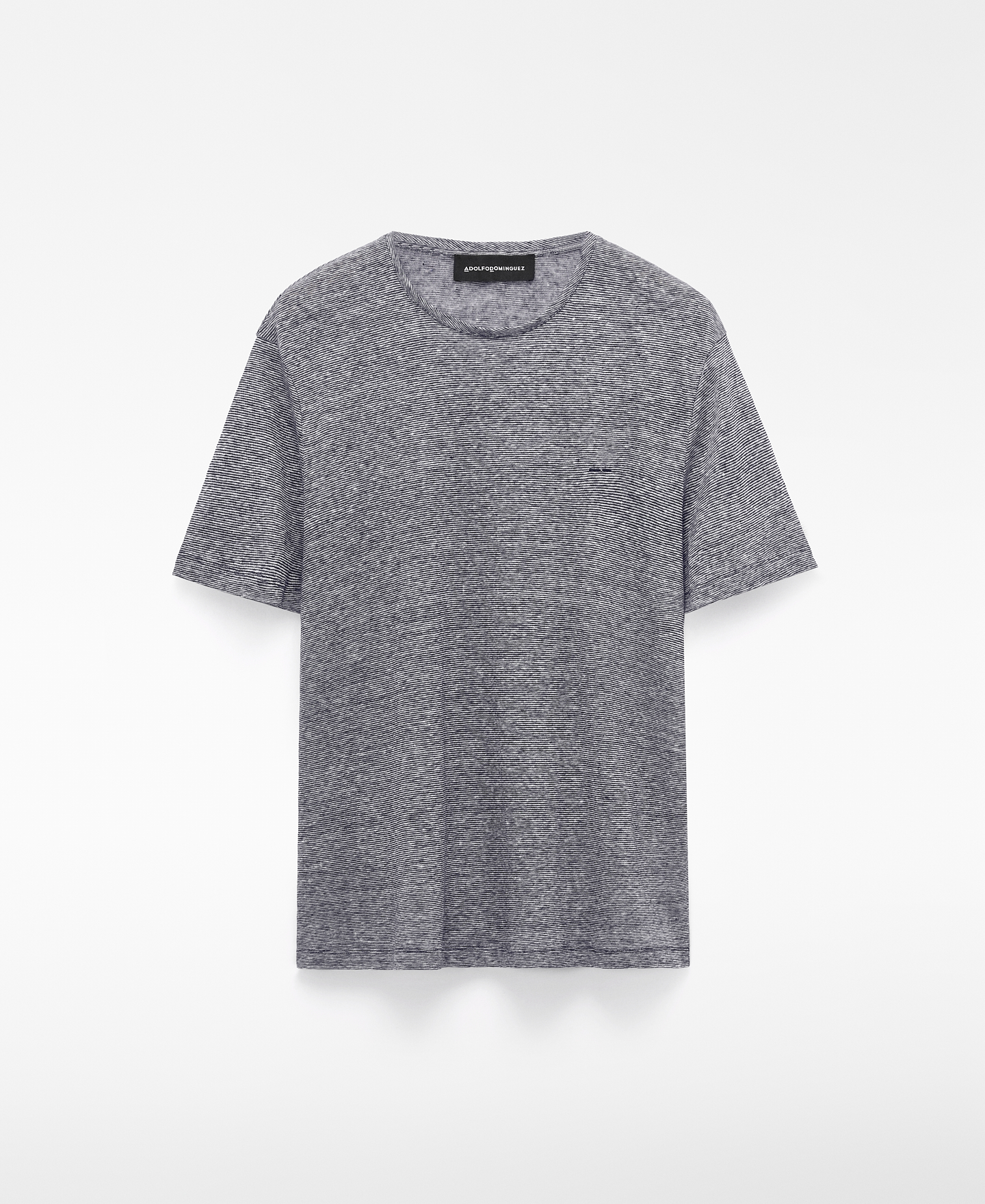European linen heathered T-shirt image number 4