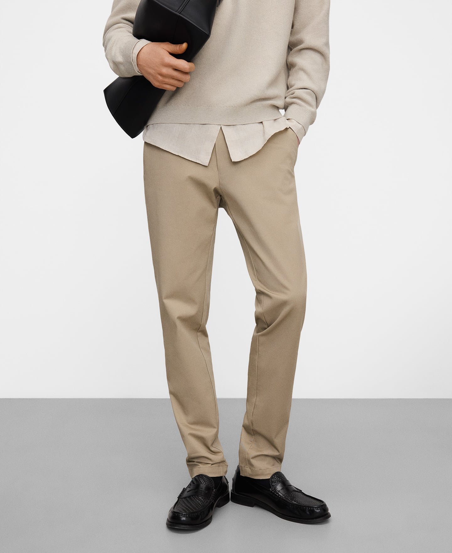 Cotton slim fit chino trousers image number 0