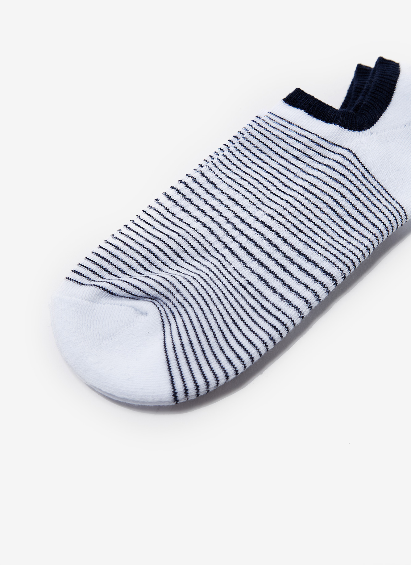 Low cut socks with stripes image number 1