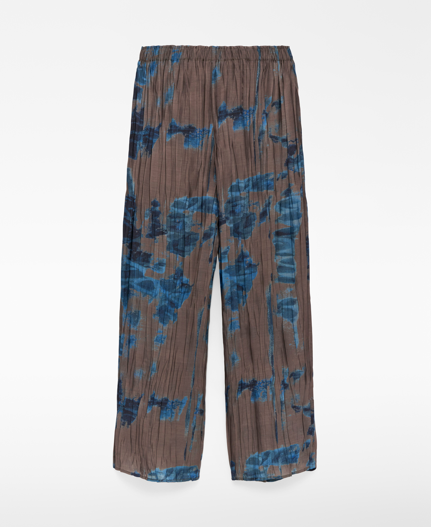 Pantalón pareo crinkle estampado mujer image number 5
