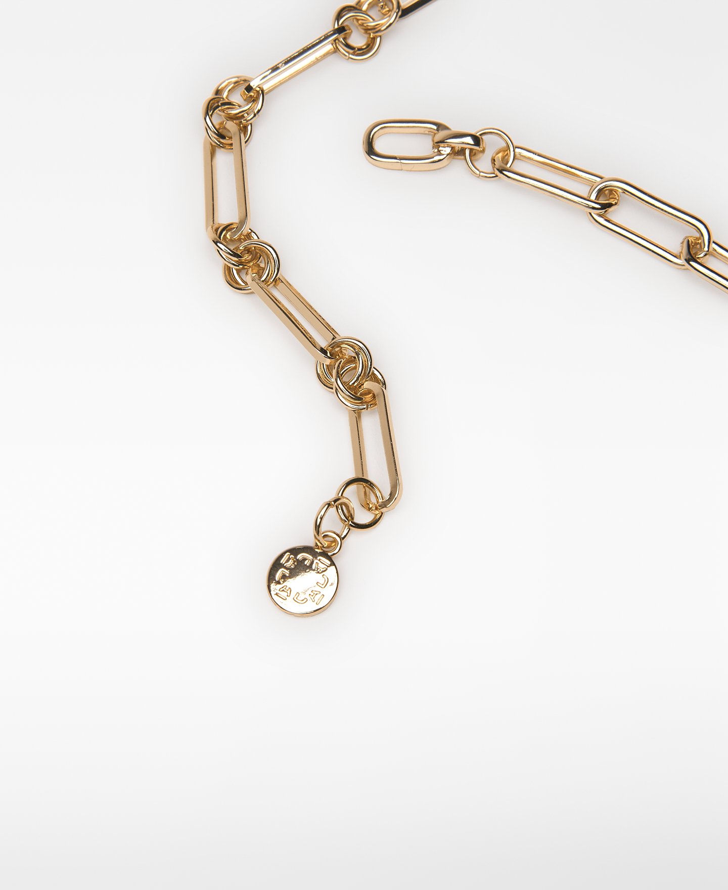 Collar eslabones metálicos mujer image number 2