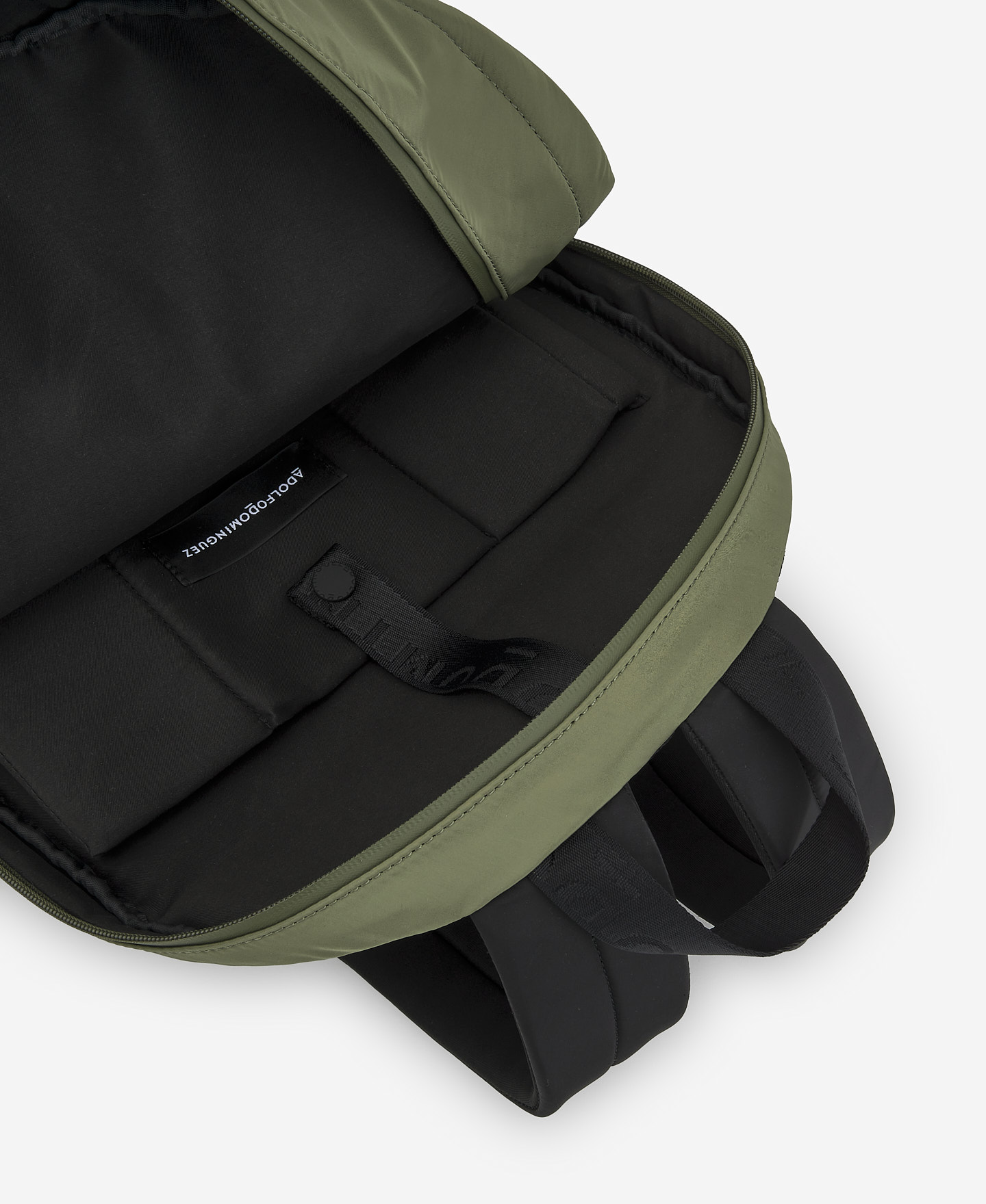 Recycled materials khaki backpack image number 2
