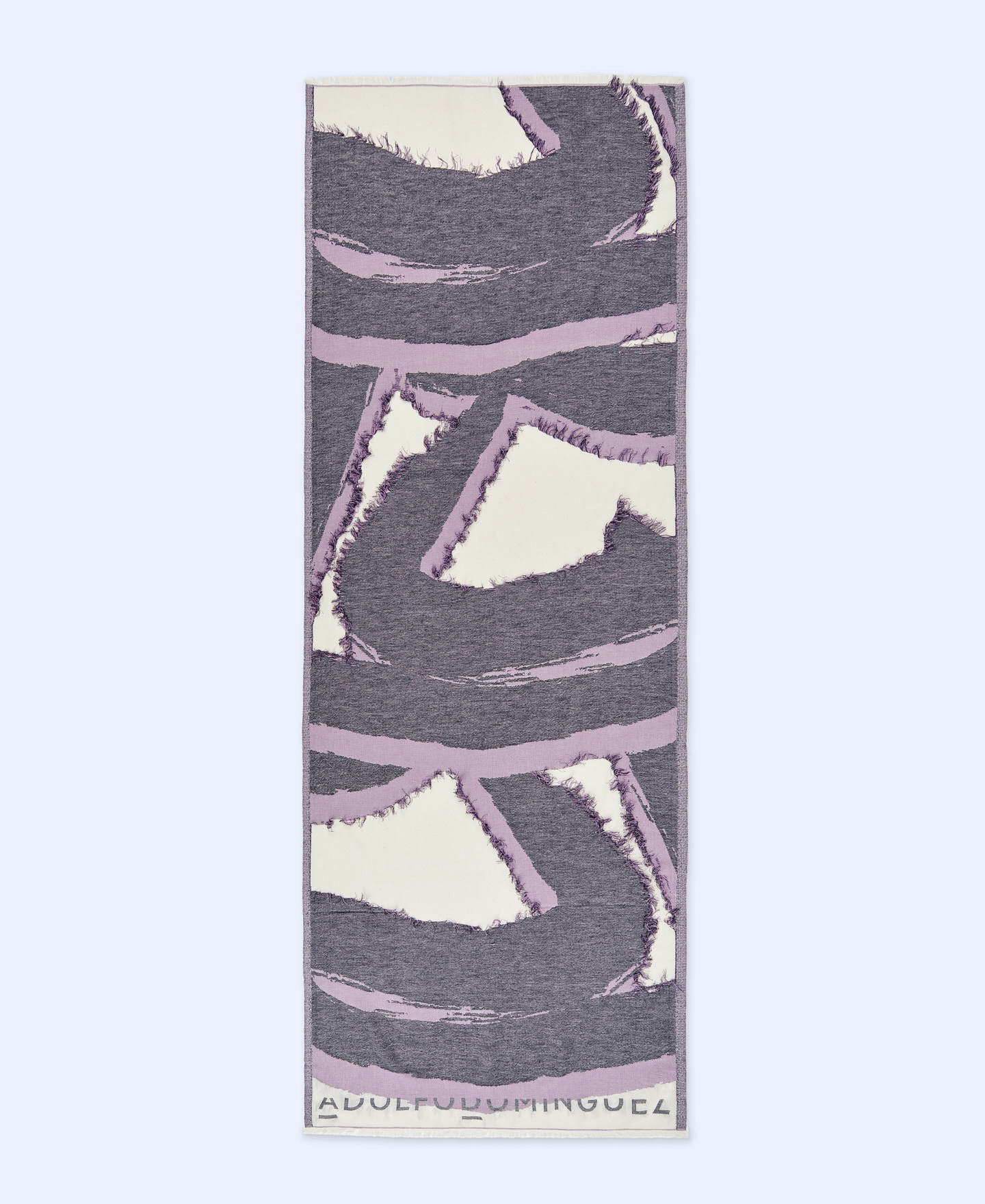 Cotton printed shawl with fringes image number 0
