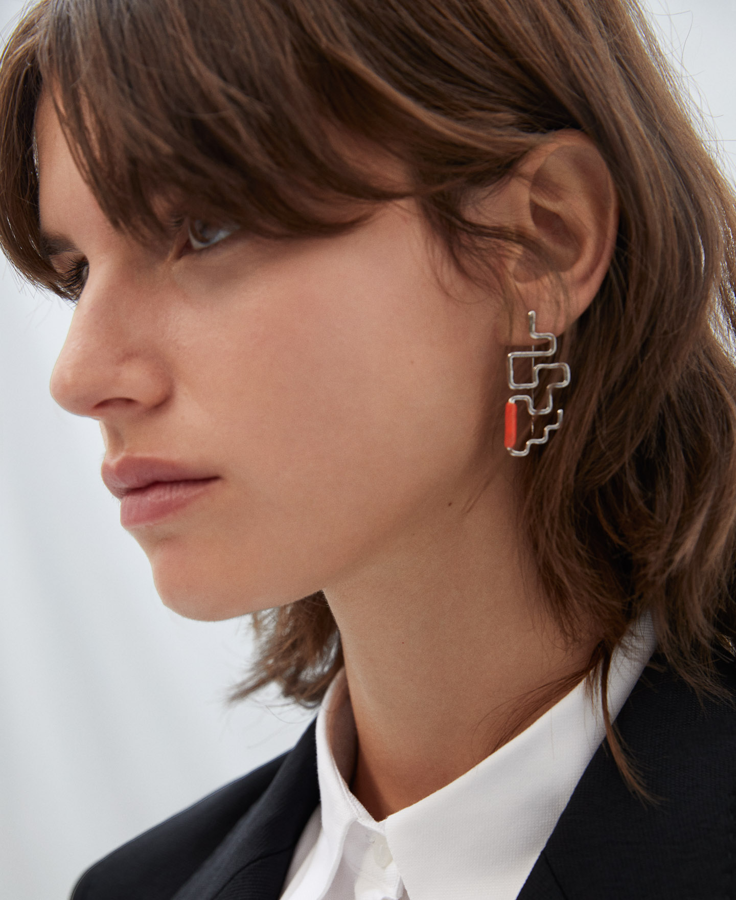 Pendientes laberinto en zinc image number 3