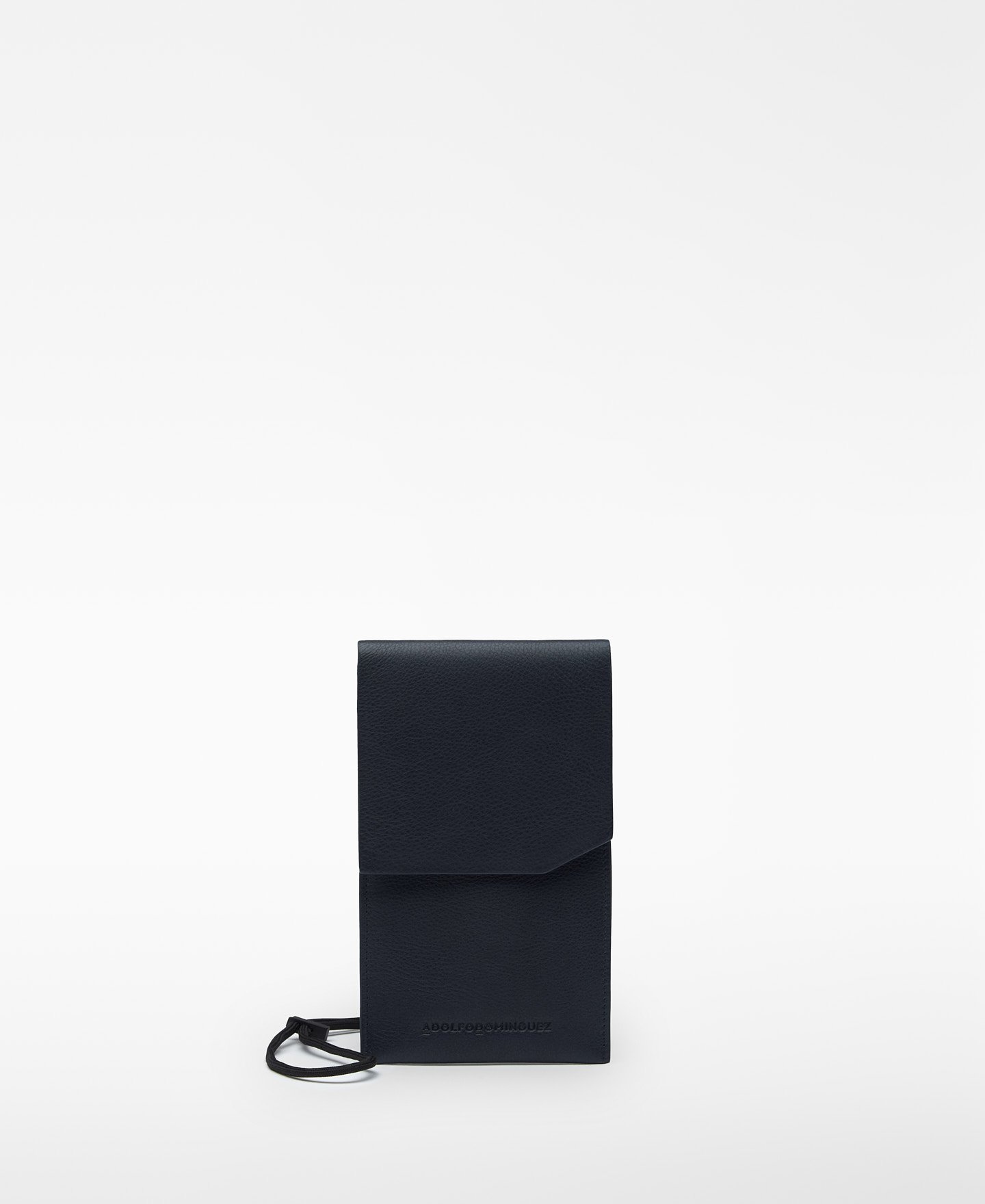 ブルー レザー モバイルフォンホルダー image number 0
