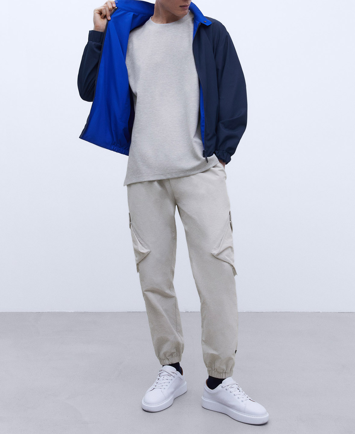Oversize bat sleeve T-shirt image number 1