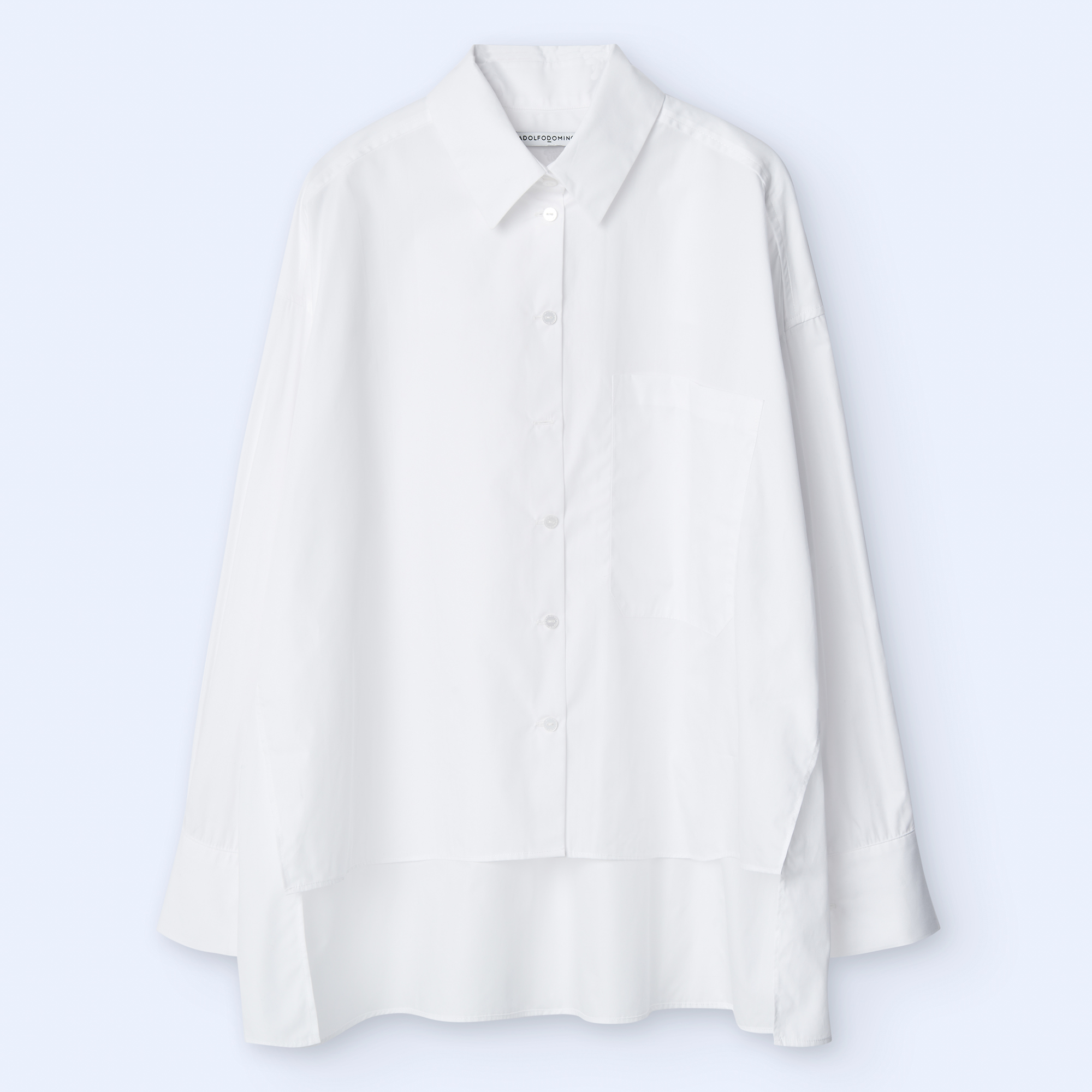 Oversize cotton shirt image number 0