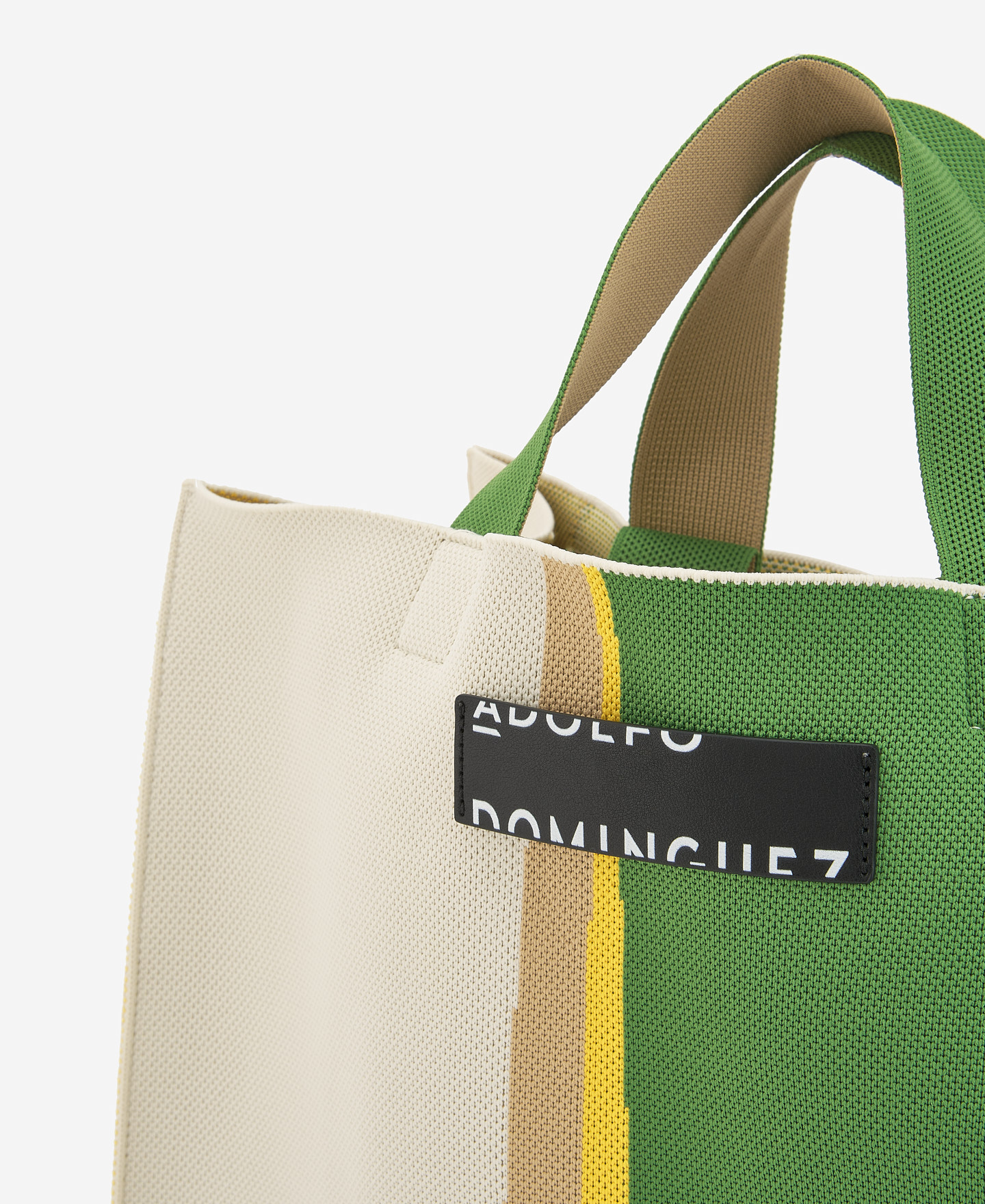 Maxi shopper en punto estampado image number 3