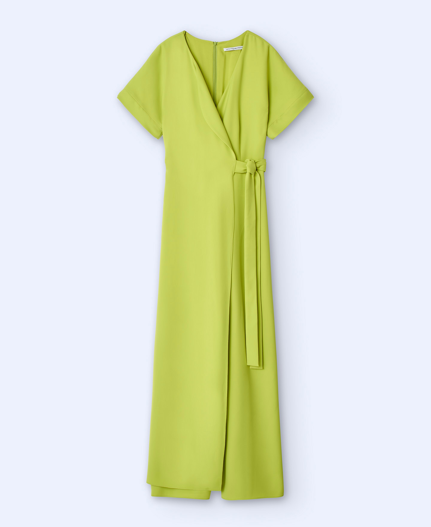 V-neckline monochromatic jumpsuit image number 4