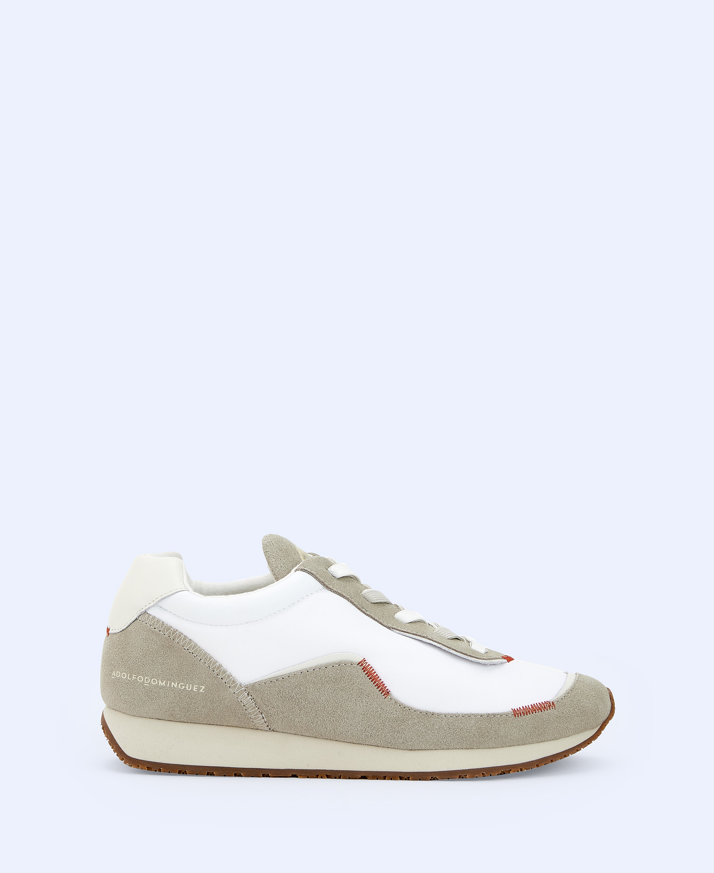 Nylon and leather sneaker image number 0