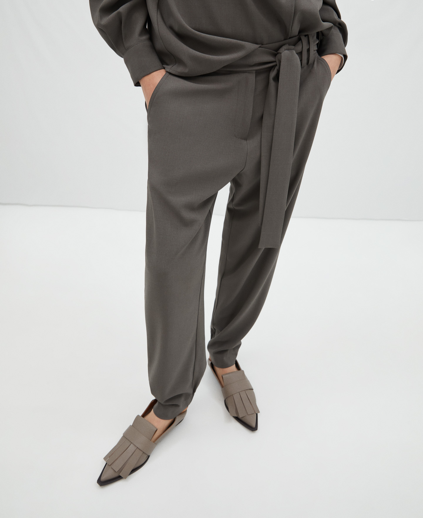 Relaxed fit jogger trousers image number 0