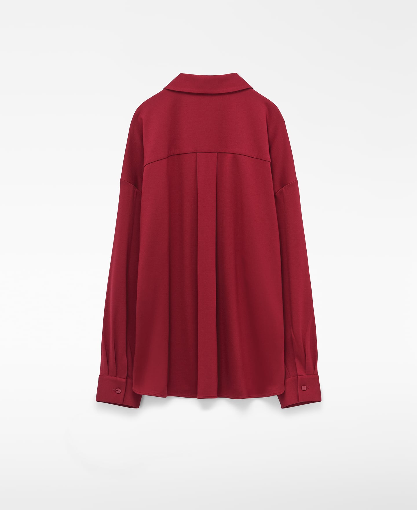 Spread collar flowing shirt image number 6