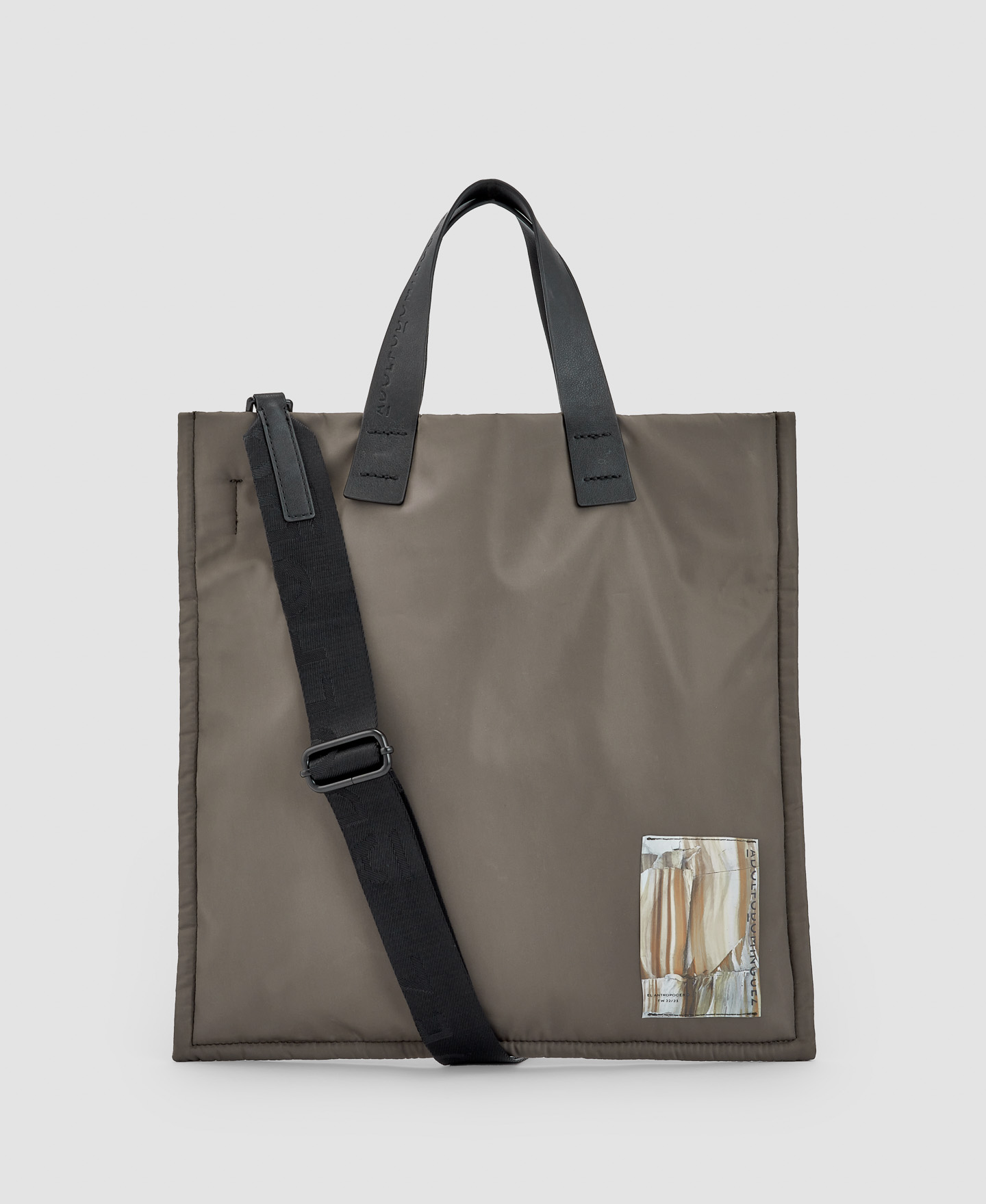 Recycled nylon superthin shopper bag image number 0