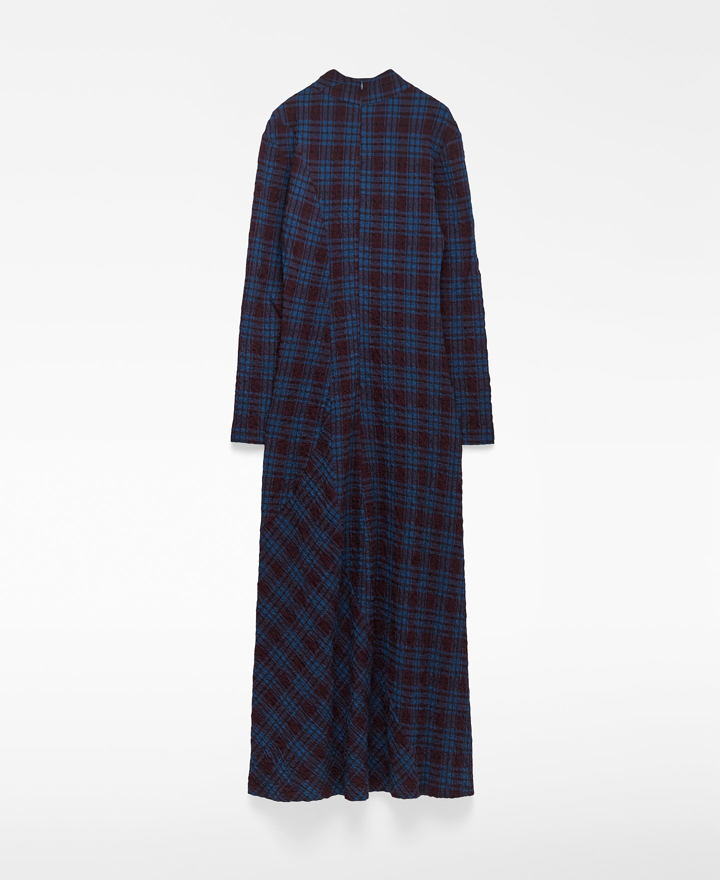 Checkered fitted dress woman image number 1