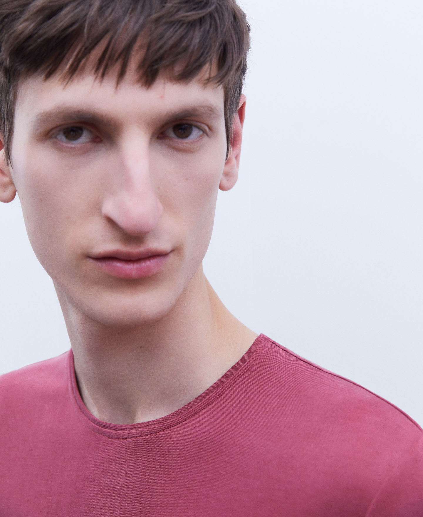 Modal crew neckline T-shirt image number 3