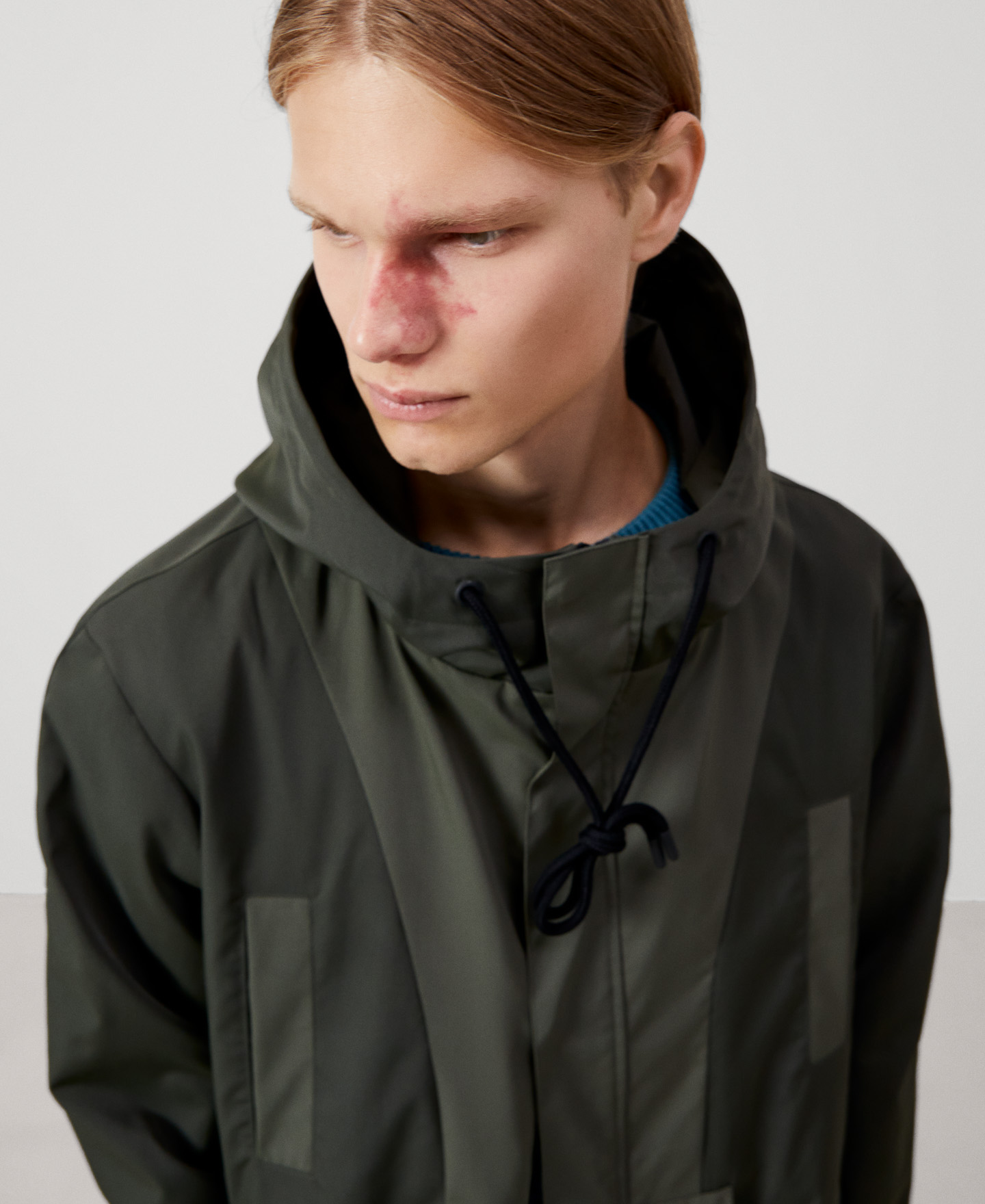 Oversize pockets light parka image number 4