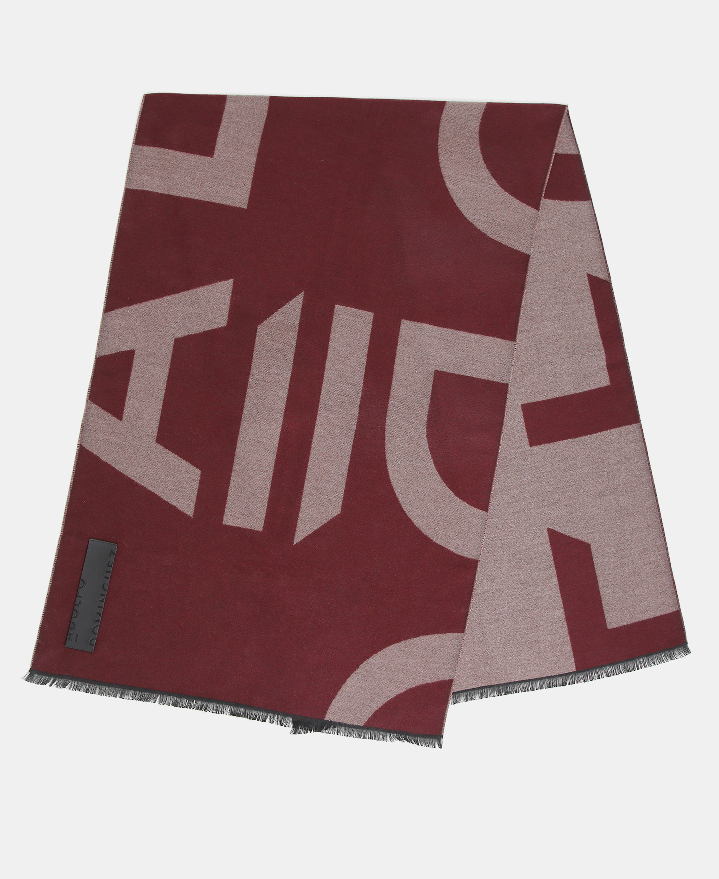 Two-tone maxi logo scarf image number 2