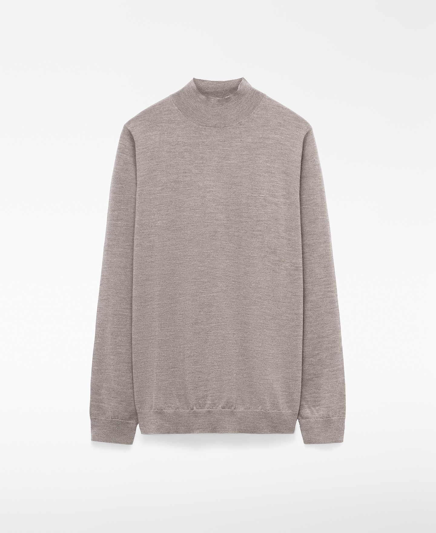 Merino wool perkins collar sweater image number 4
