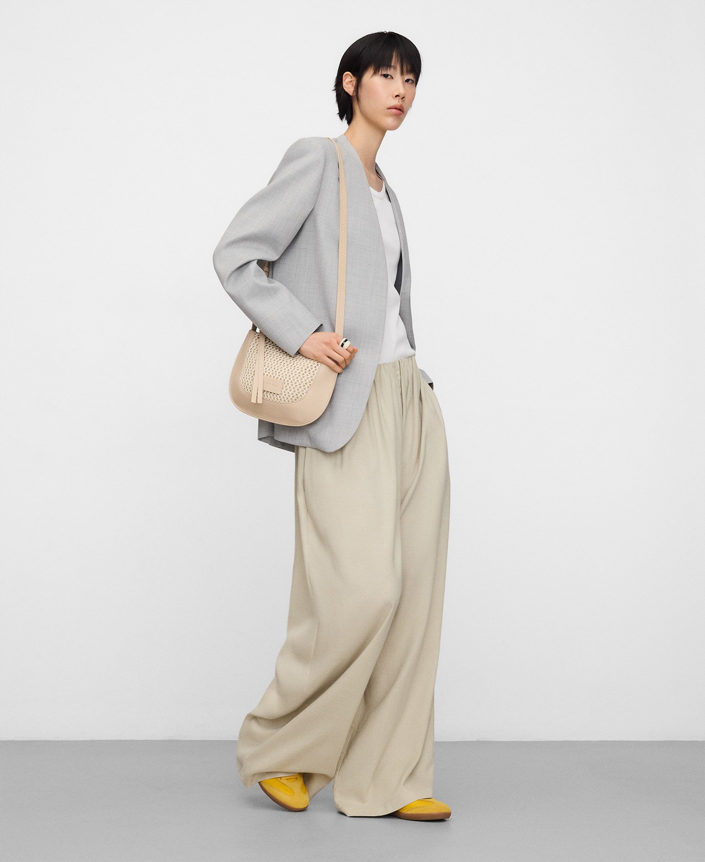 Raffia texture Dorna crossbody image number 4