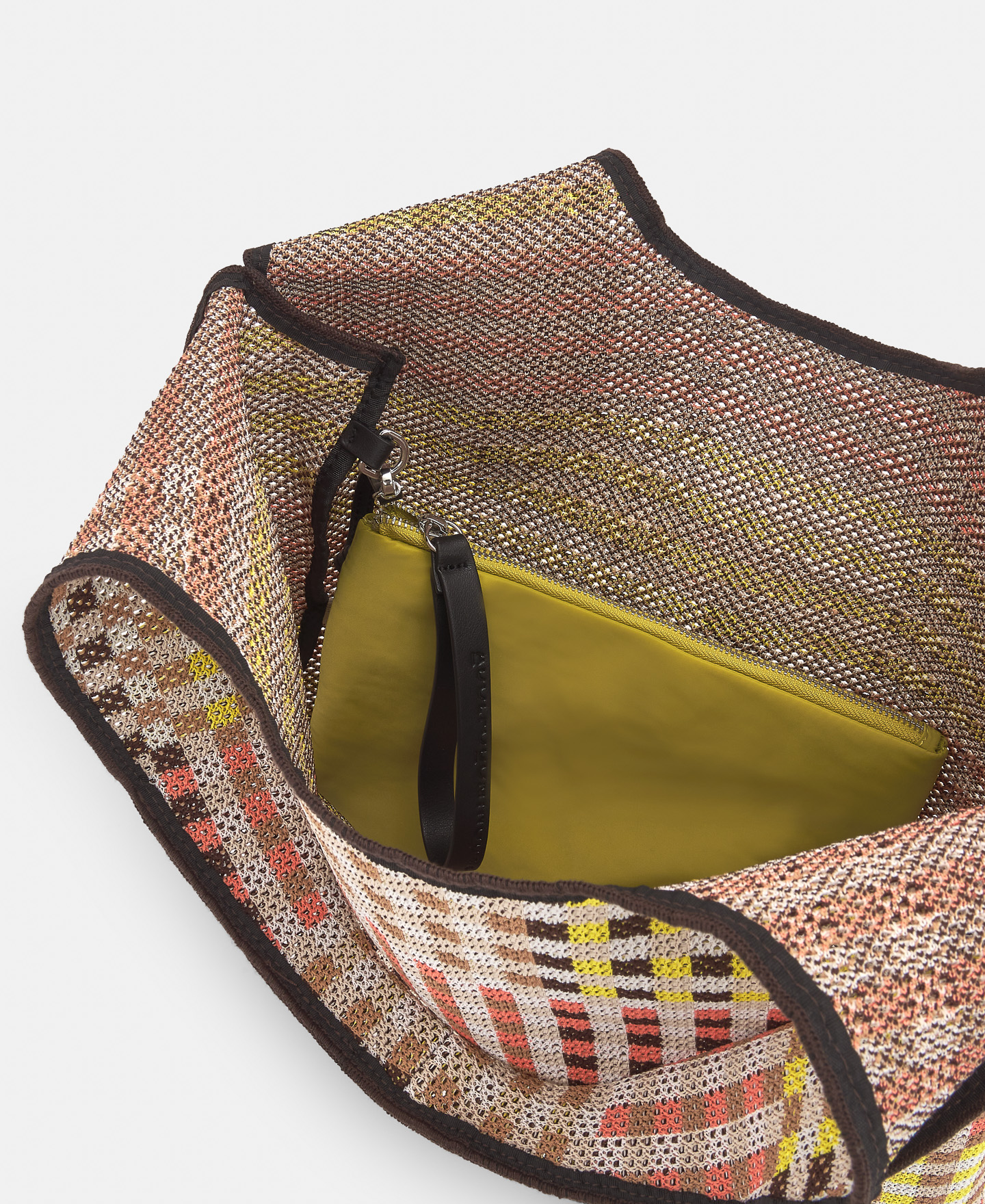 Knitted bag with double handle image number 2