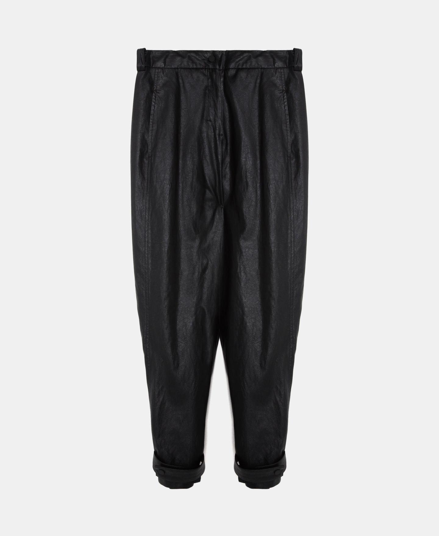 Pantalón slouchy en textura piel image number 4