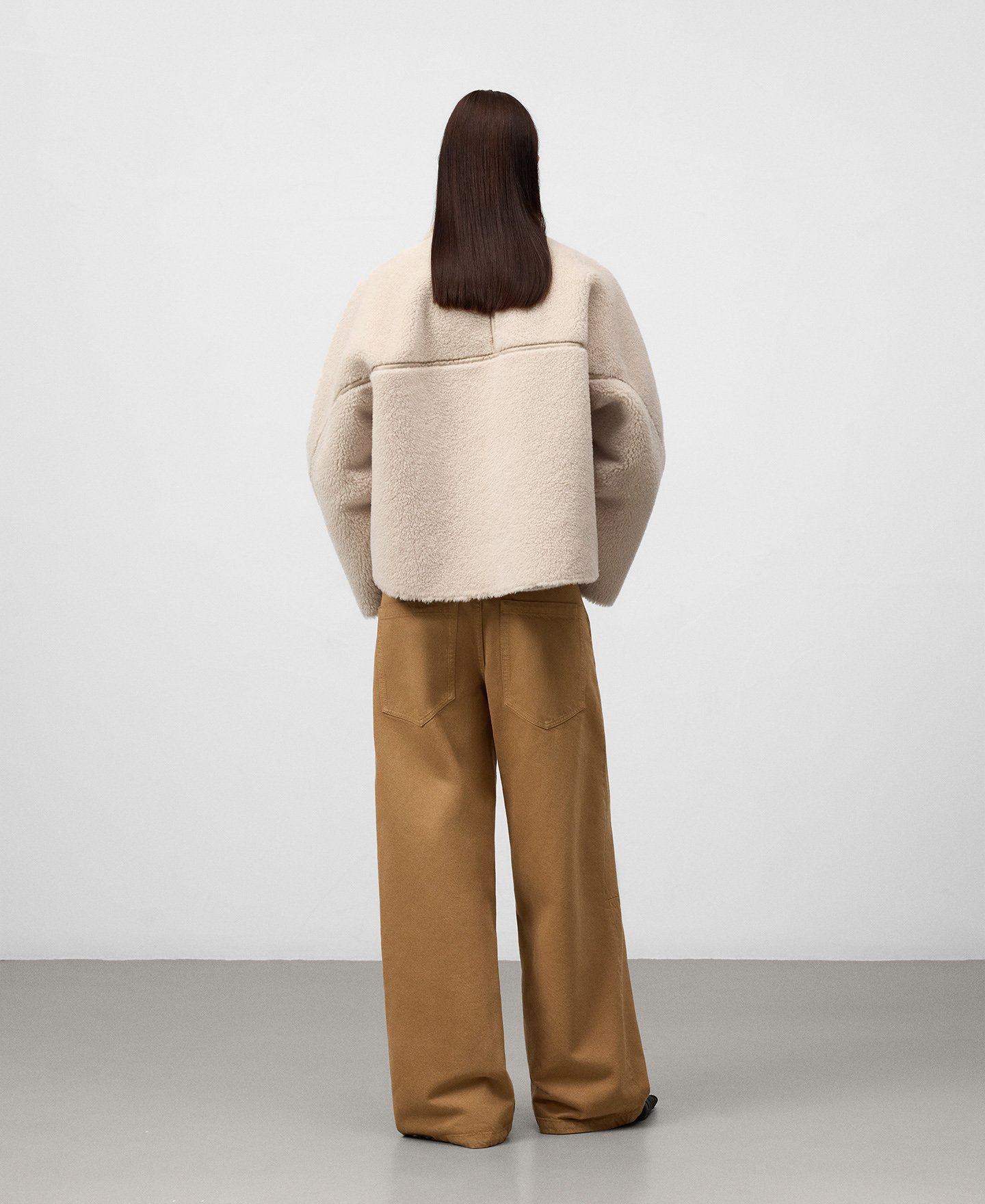 Chaqueta doble faz borreguillo mujer image number 2