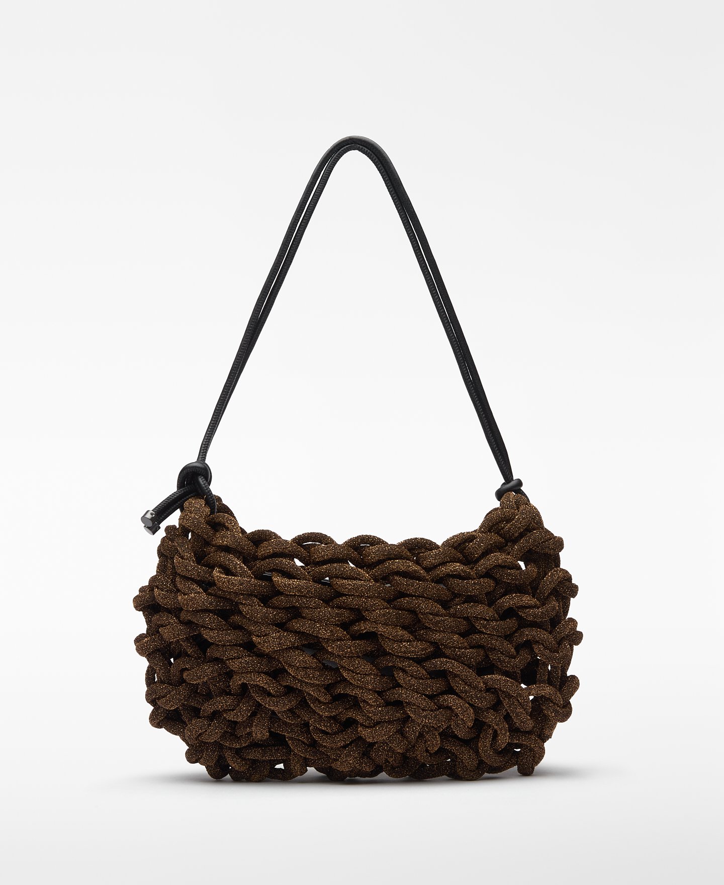 Bolso cóctel tubulares trenzados mujer image number 0