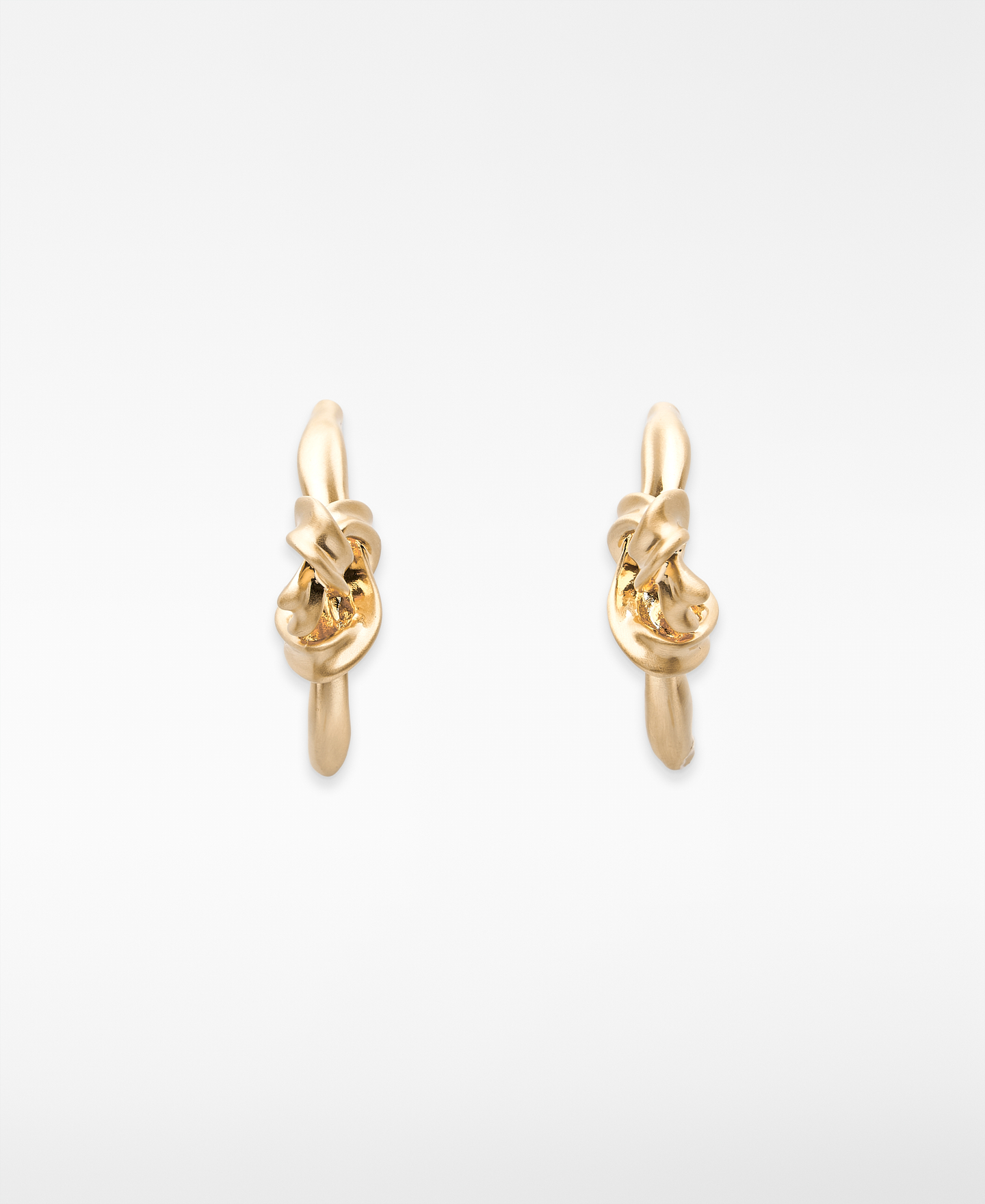 Pendientes met&aacute;licos nudo image number 0