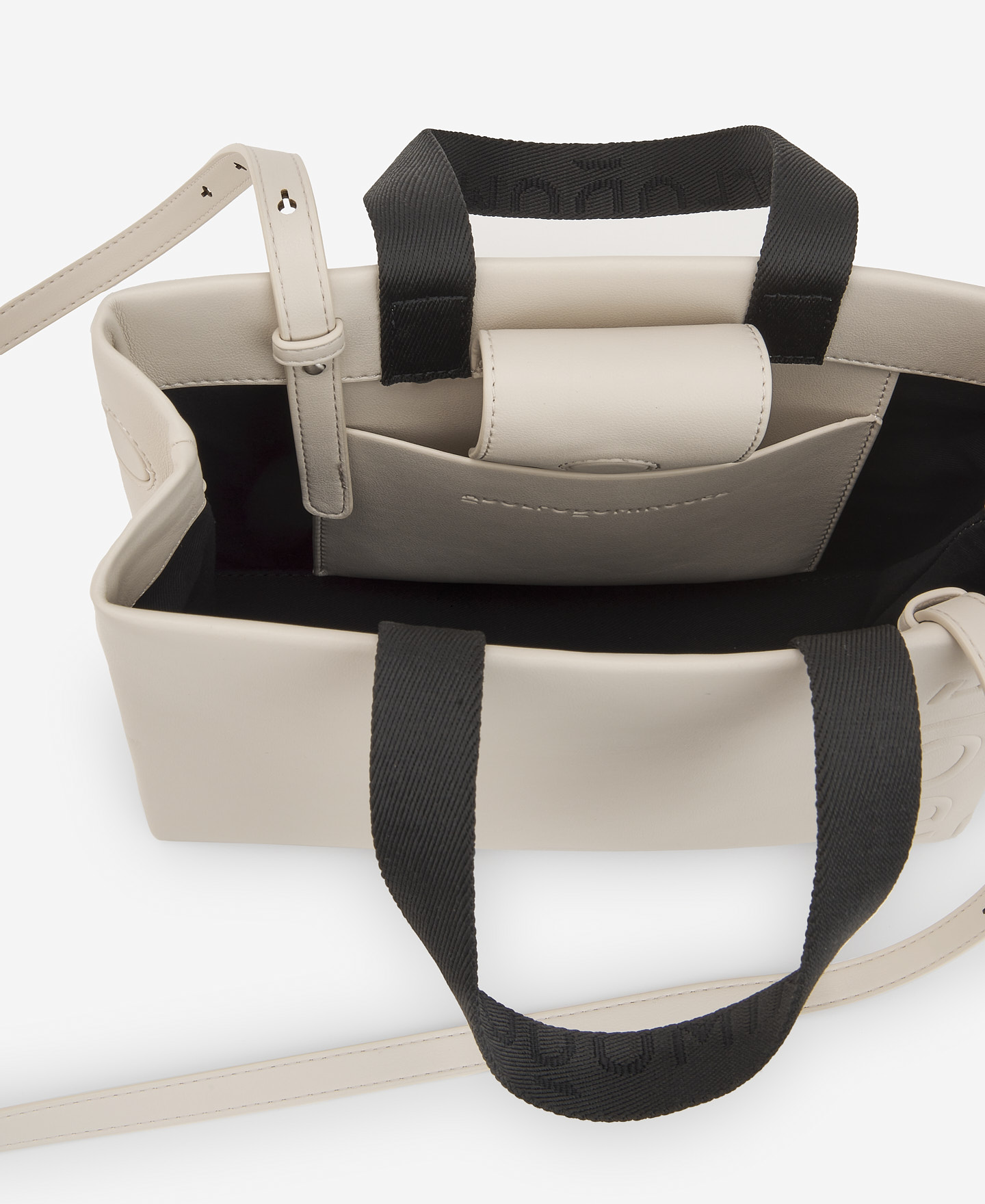 Medium off-white shopper bag for women image number 3