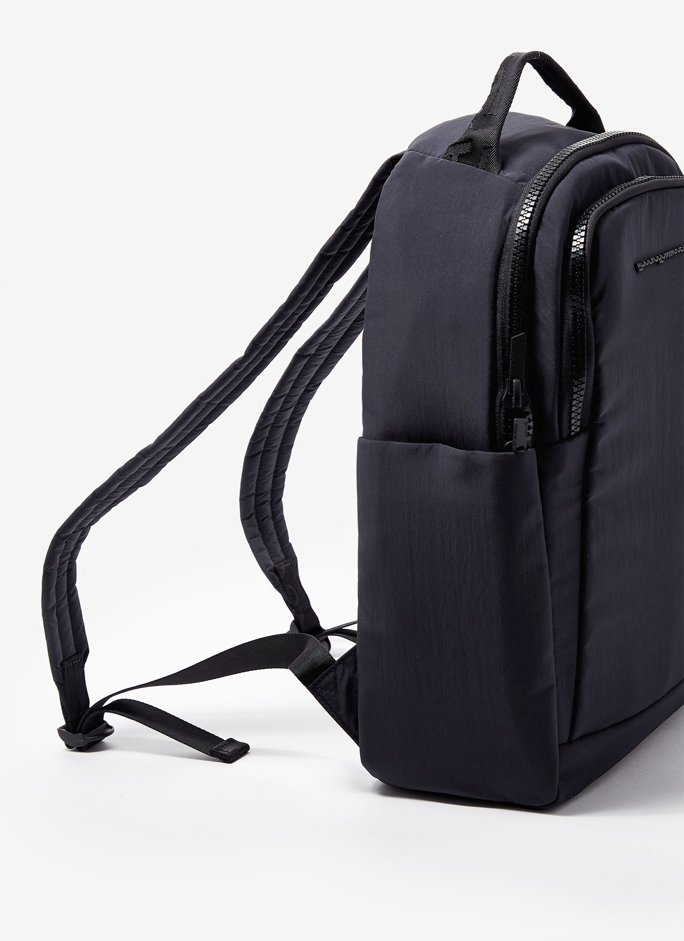 Nylon backpack with double compartment image number 2