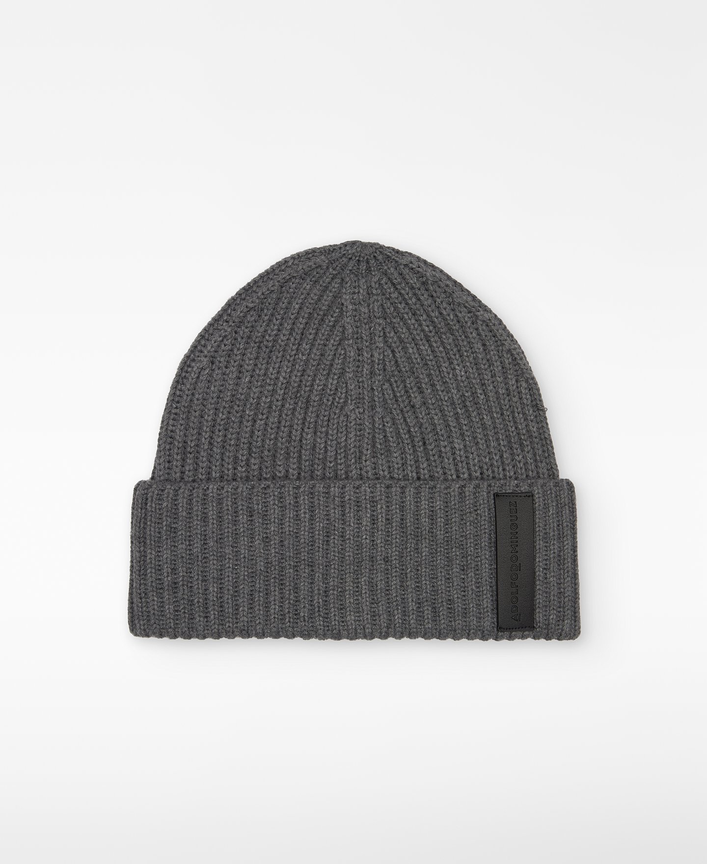 Ribbed knit beanie hat man image number 0