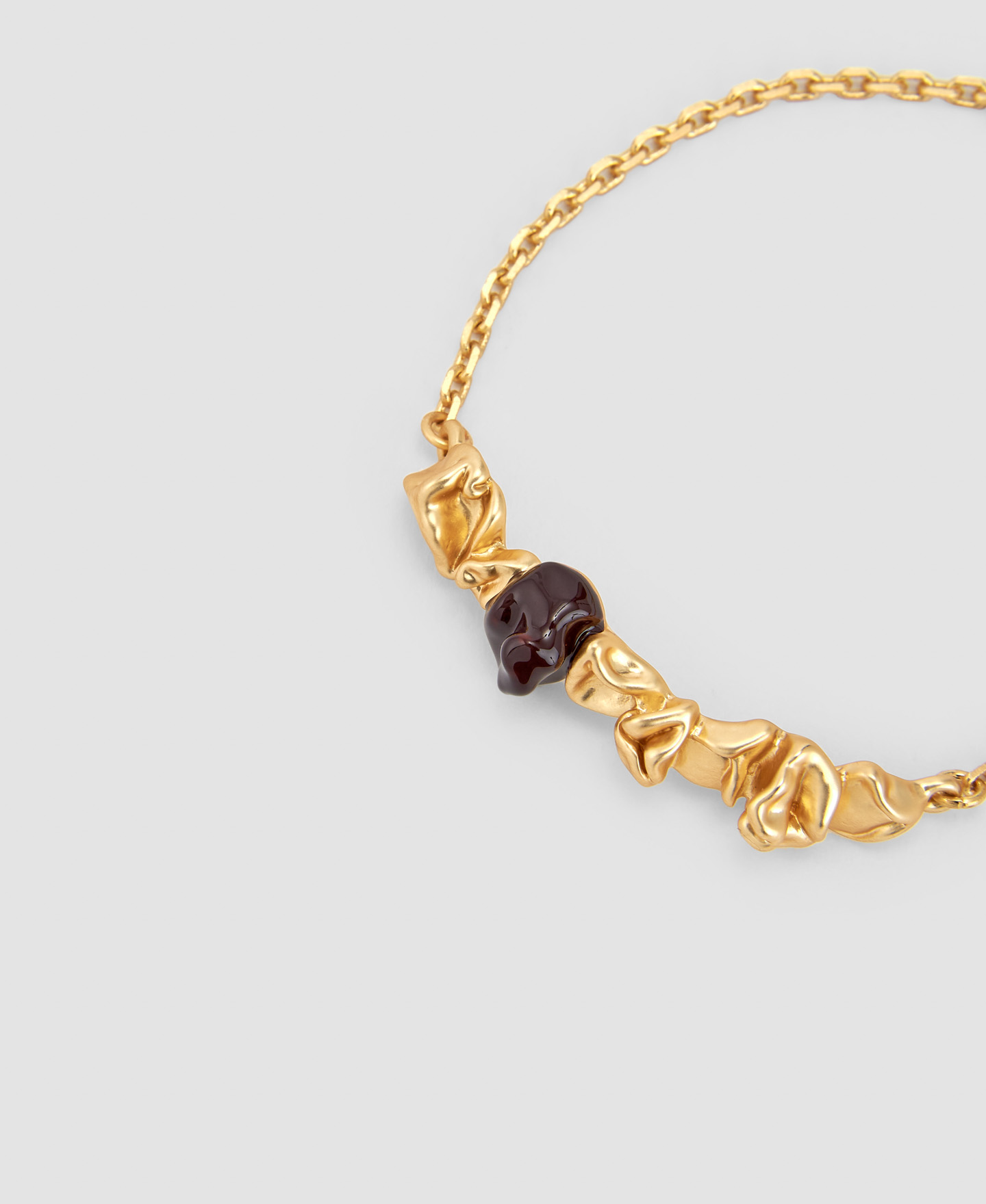 Zinc, brass and resine Pétalo bracelet image number 2