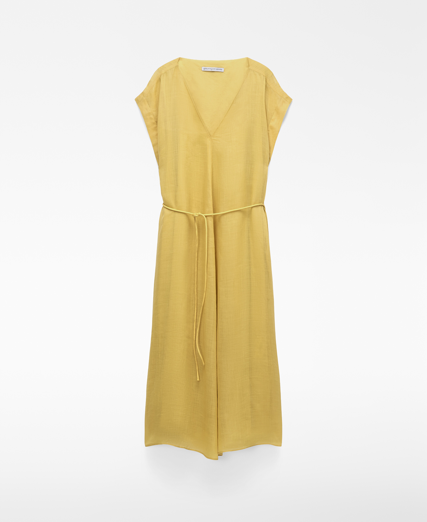 Vestido com decote em V ramio image number 6