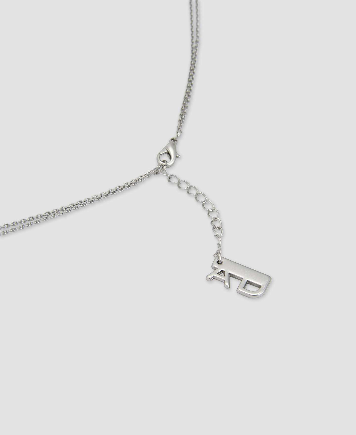 Zinc and resin water motif necklace image number 2