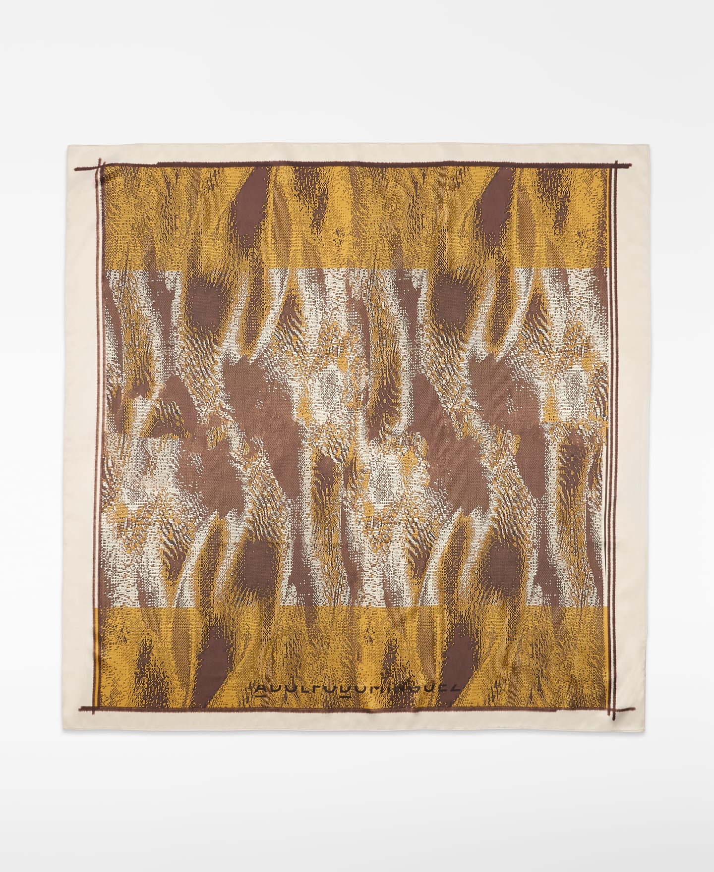 Animal print square scarf image number 0