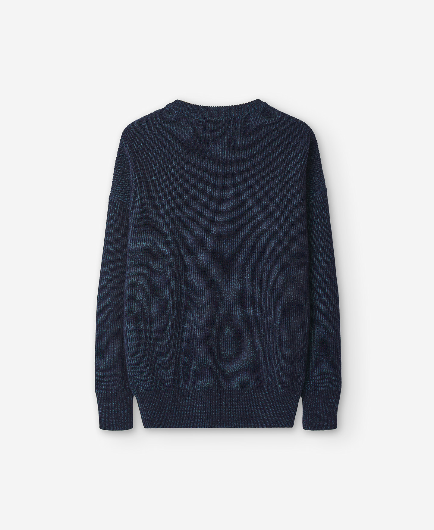 Jersey de punto azul melange image number 5